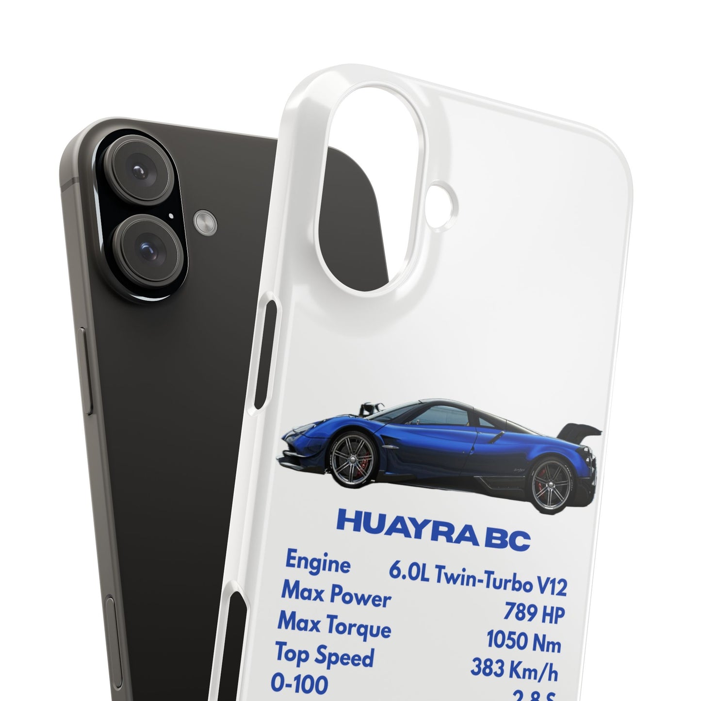 Blue Pagani Huayra BC Phone Case