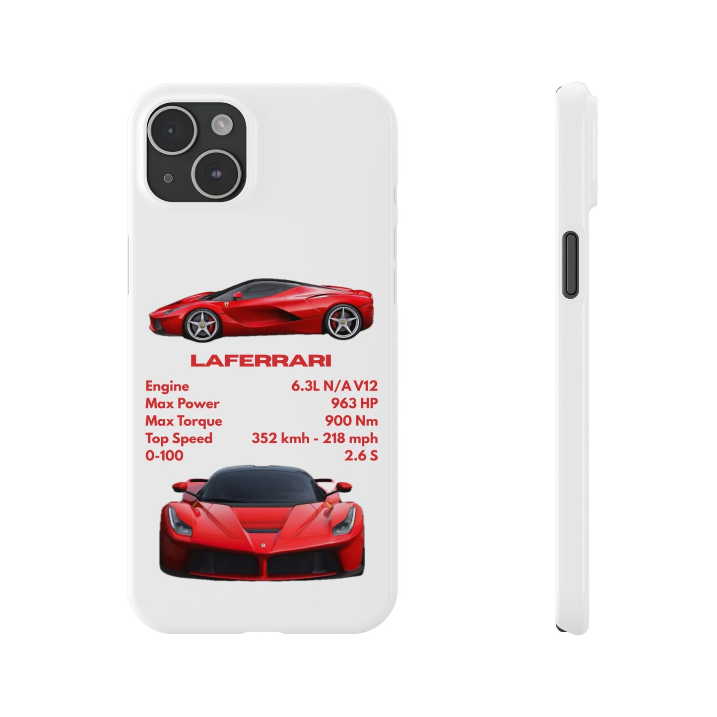 Red Ferrari LaFerrari Phone Case