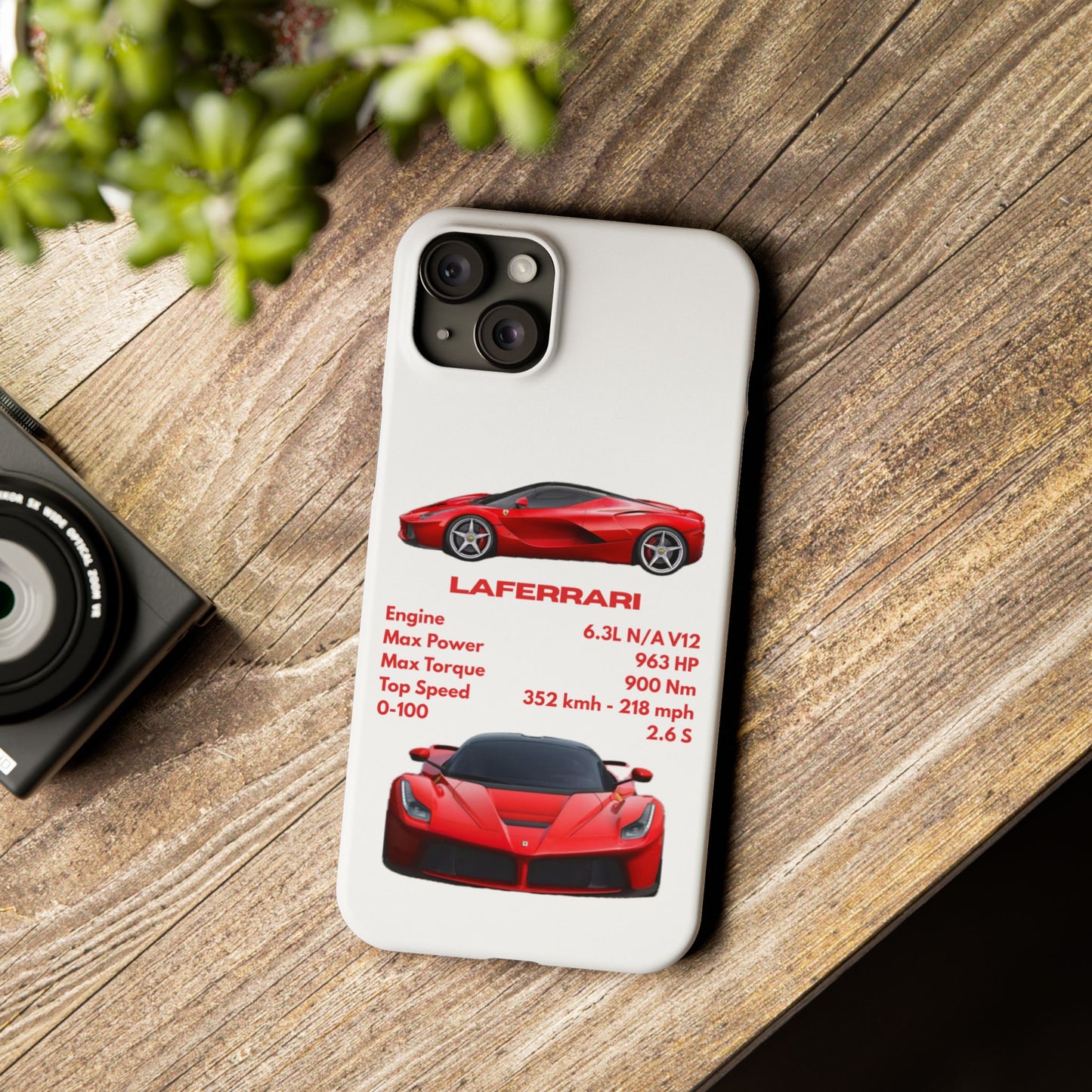 Red Ferrari LaFerrari Phone Case