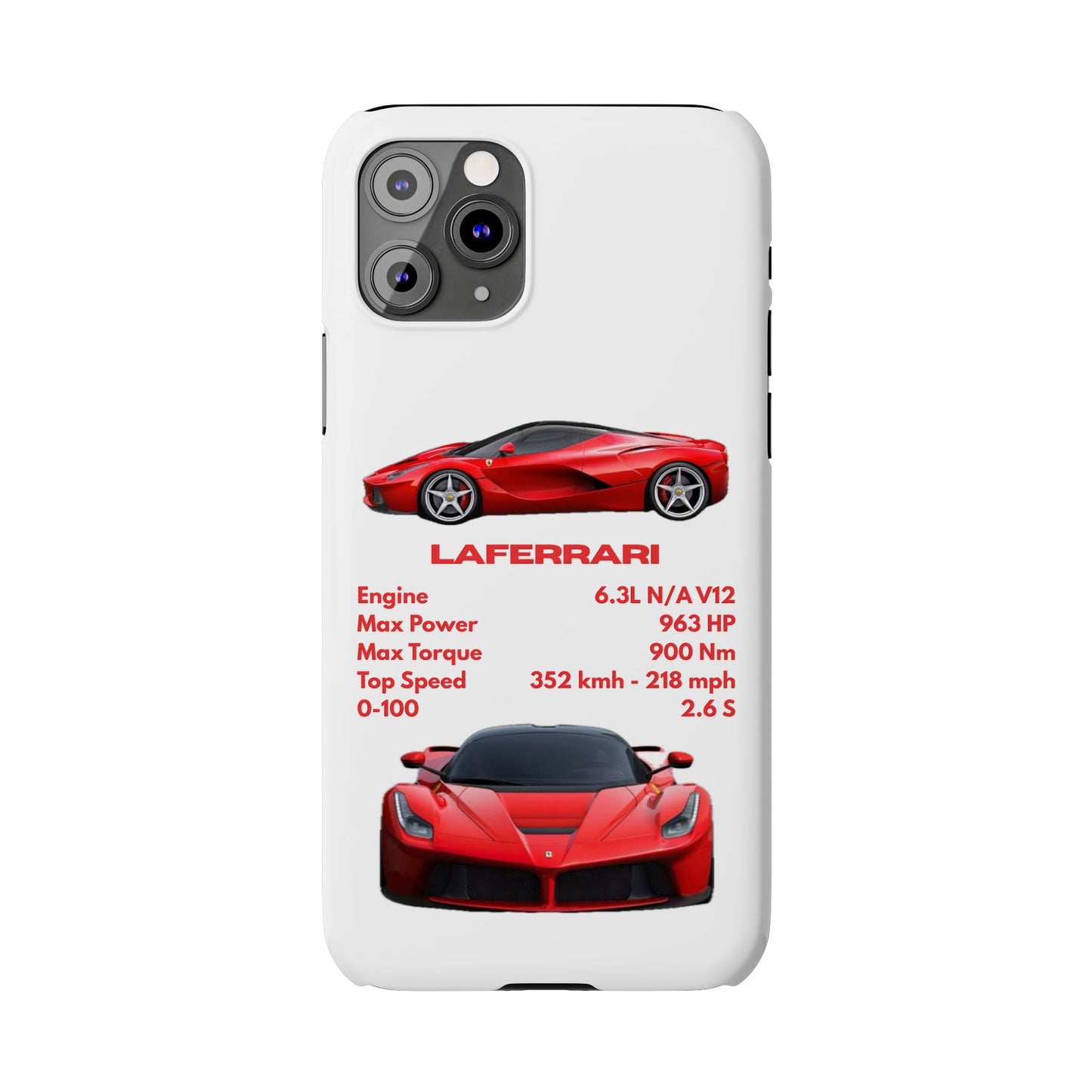 Red Ferrari LaFerrari Phone Case