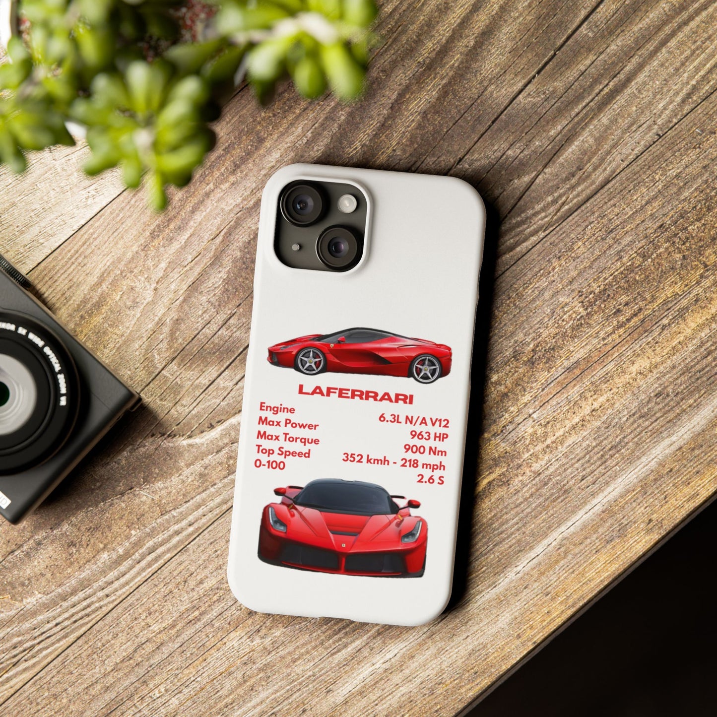 Red Ferrari LaFerrari Phone Case