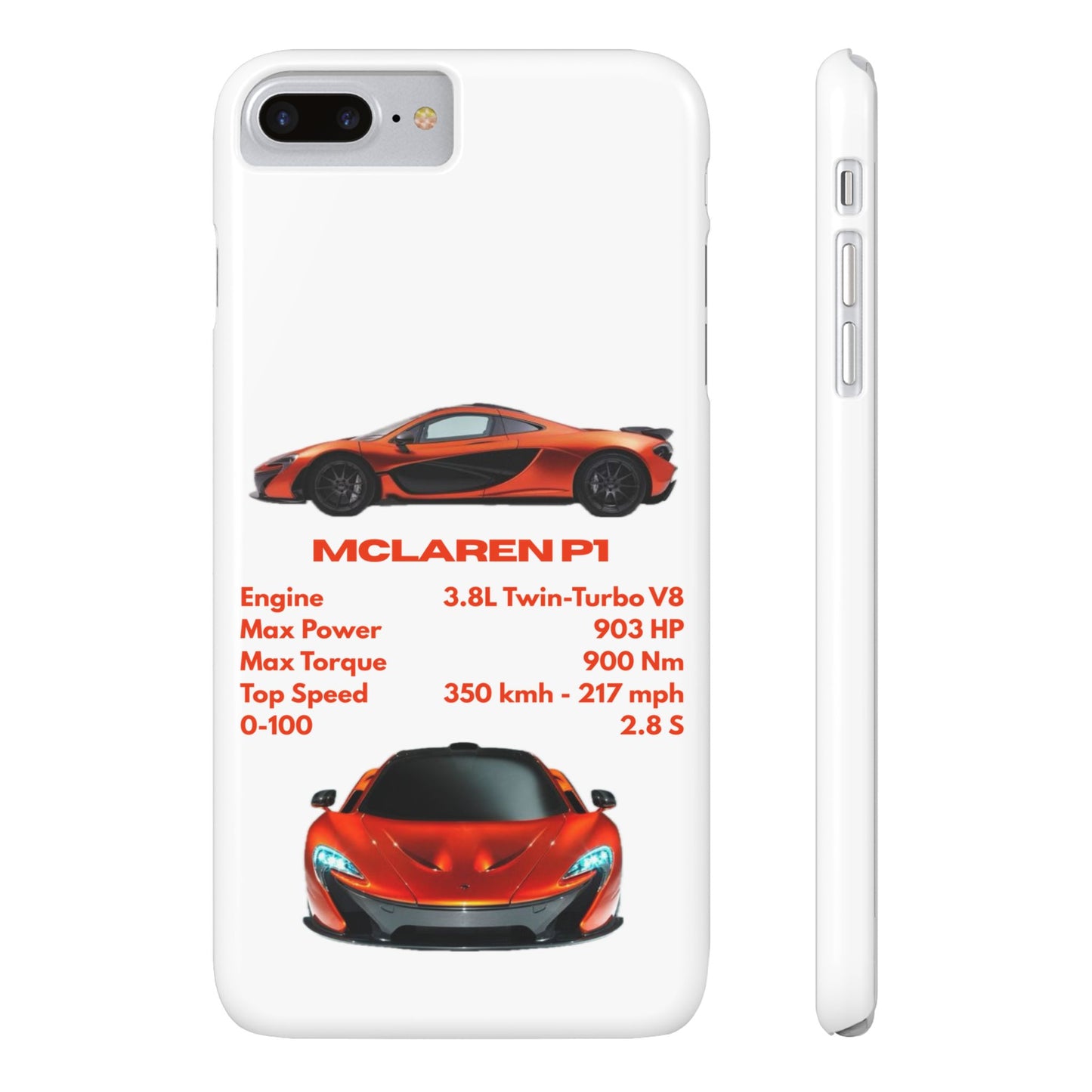 Orange McLaren P1 Phone Case