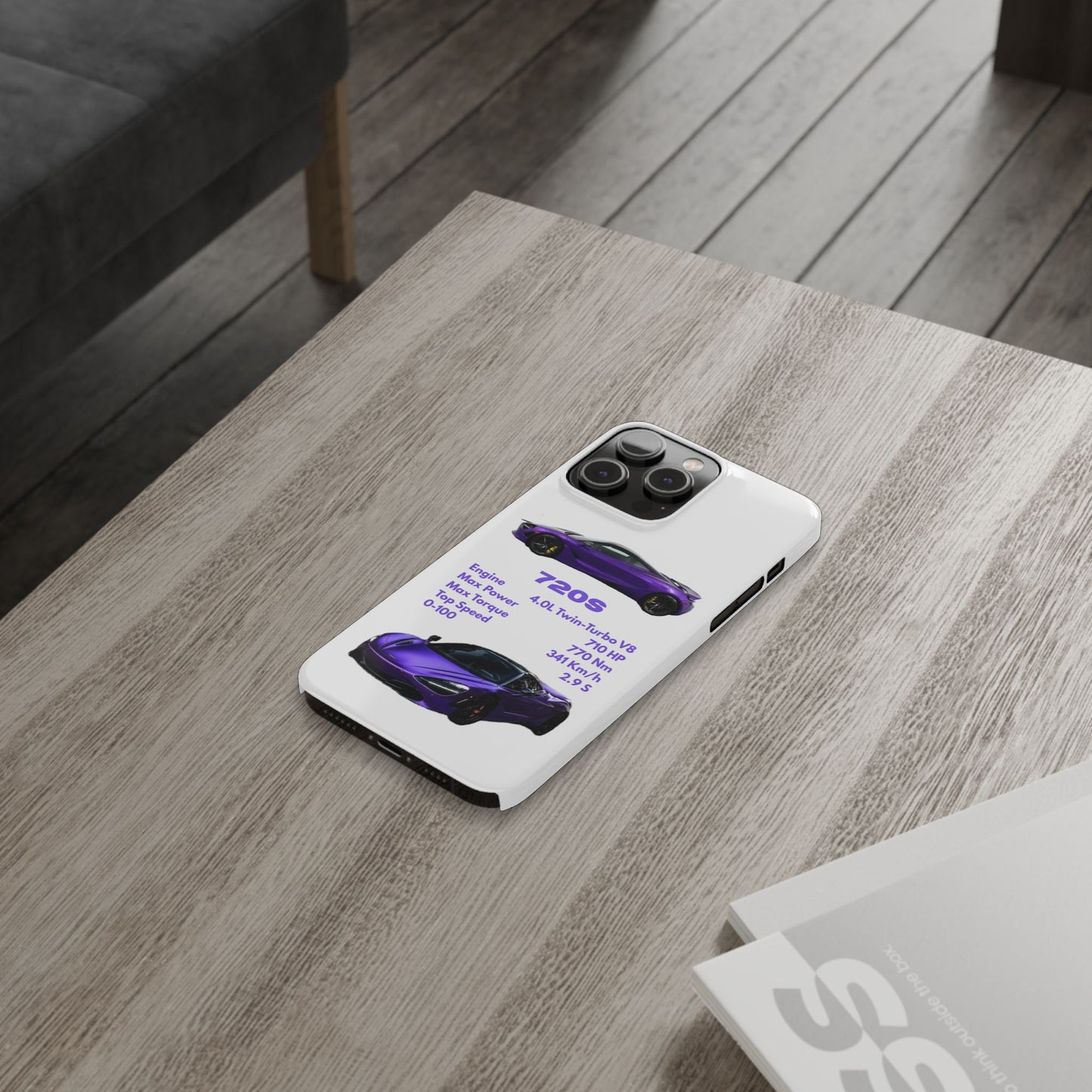 Purple McLaren 720S Phone Case