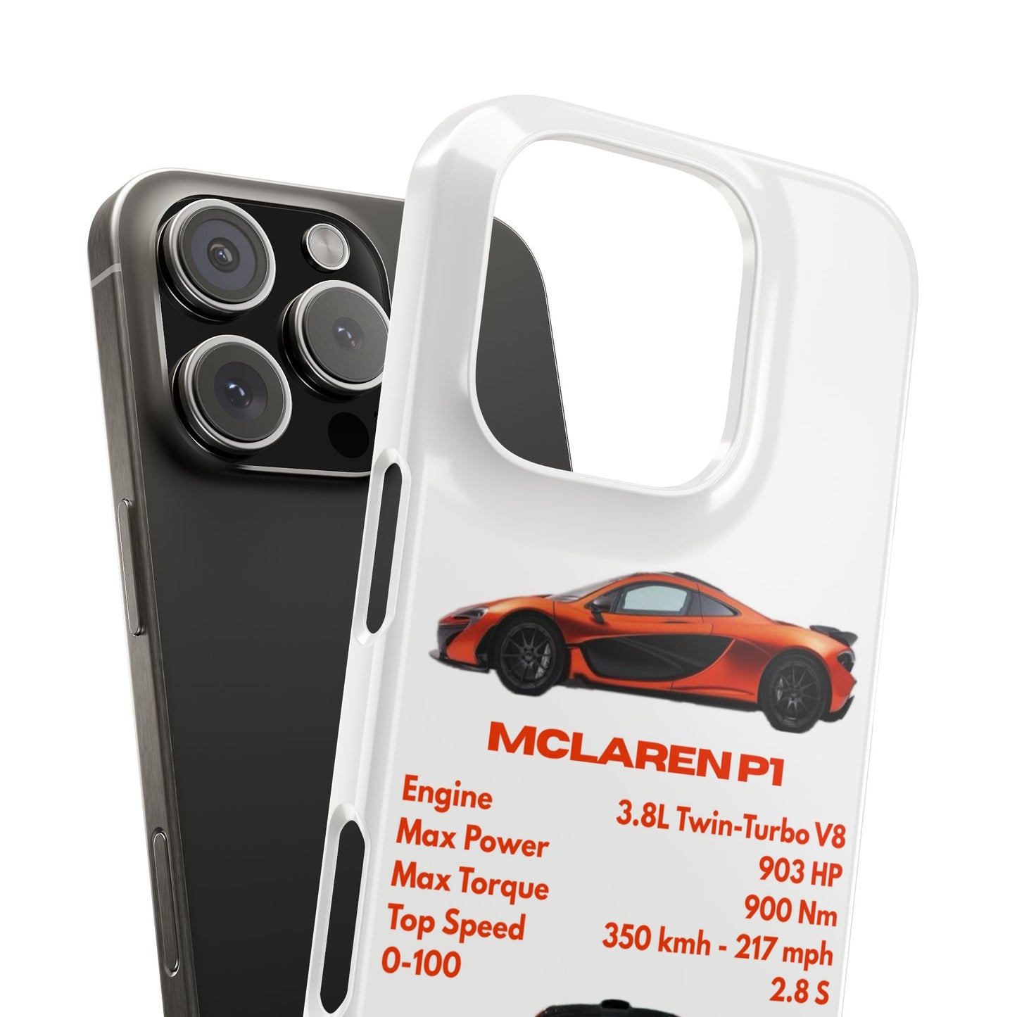 Orange McLaren P1 Phone Case