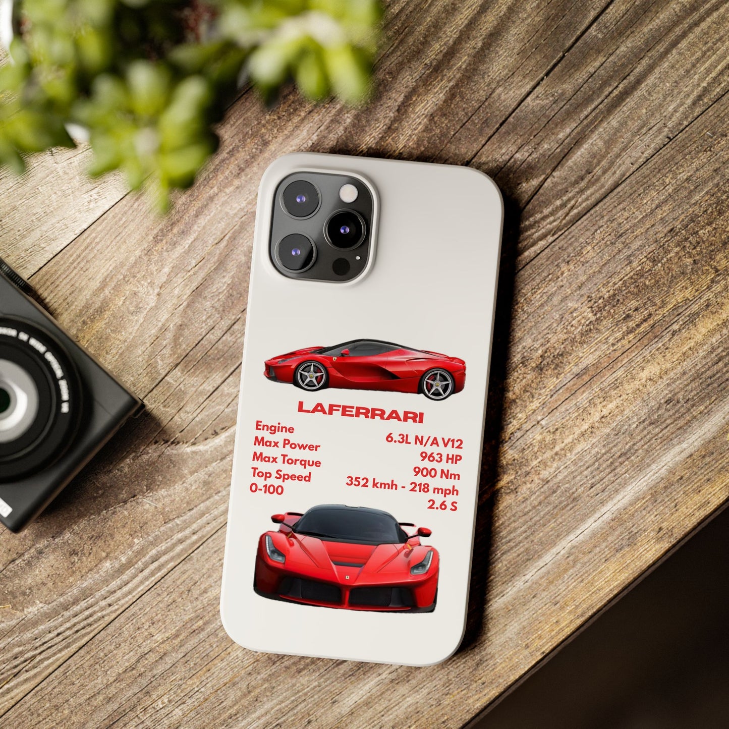 Red Ferrari LaFerrari Phone Case