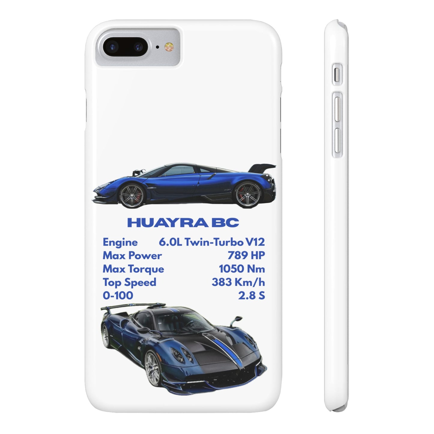 Blue Pagani Huayra BC Phone Case