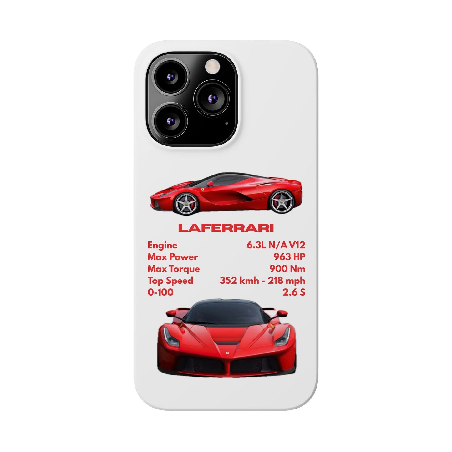 Red Ferrari LaFerrari Phone Case