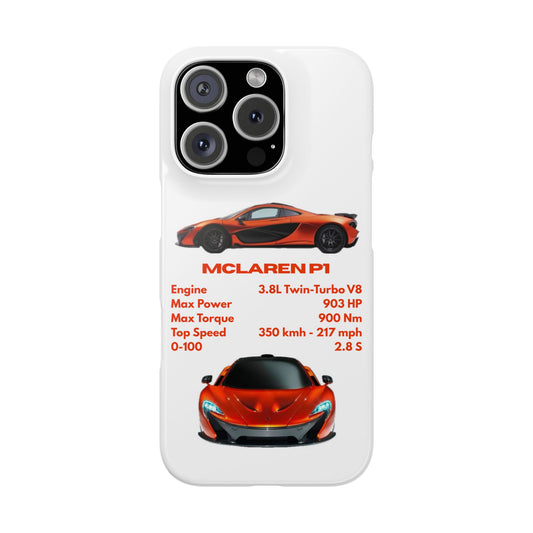 Orange McLaren P1 Phone Case