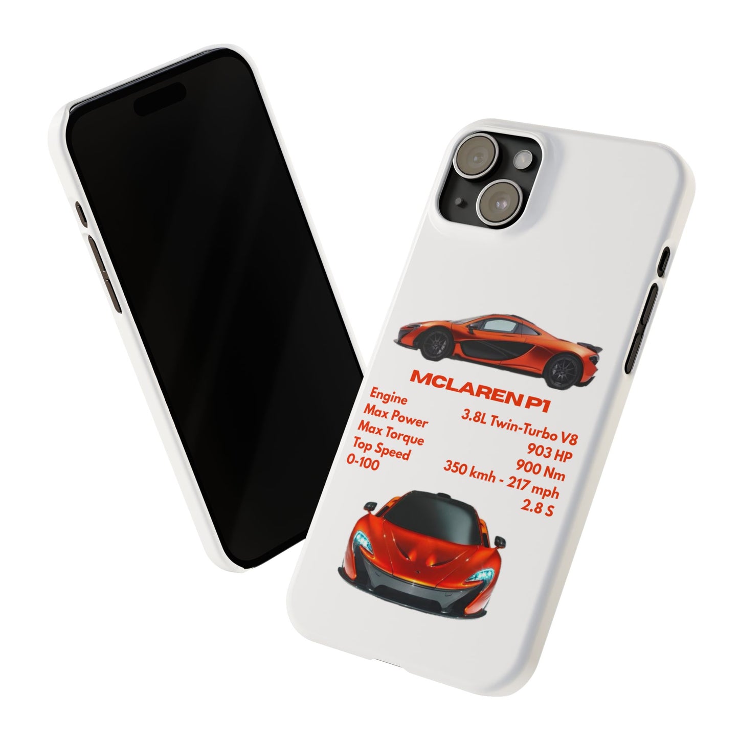 Orange McLaren P1 Phone Case