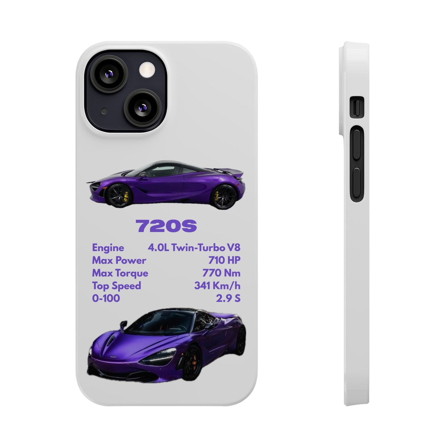 Purple McLaren 720S Phone Case