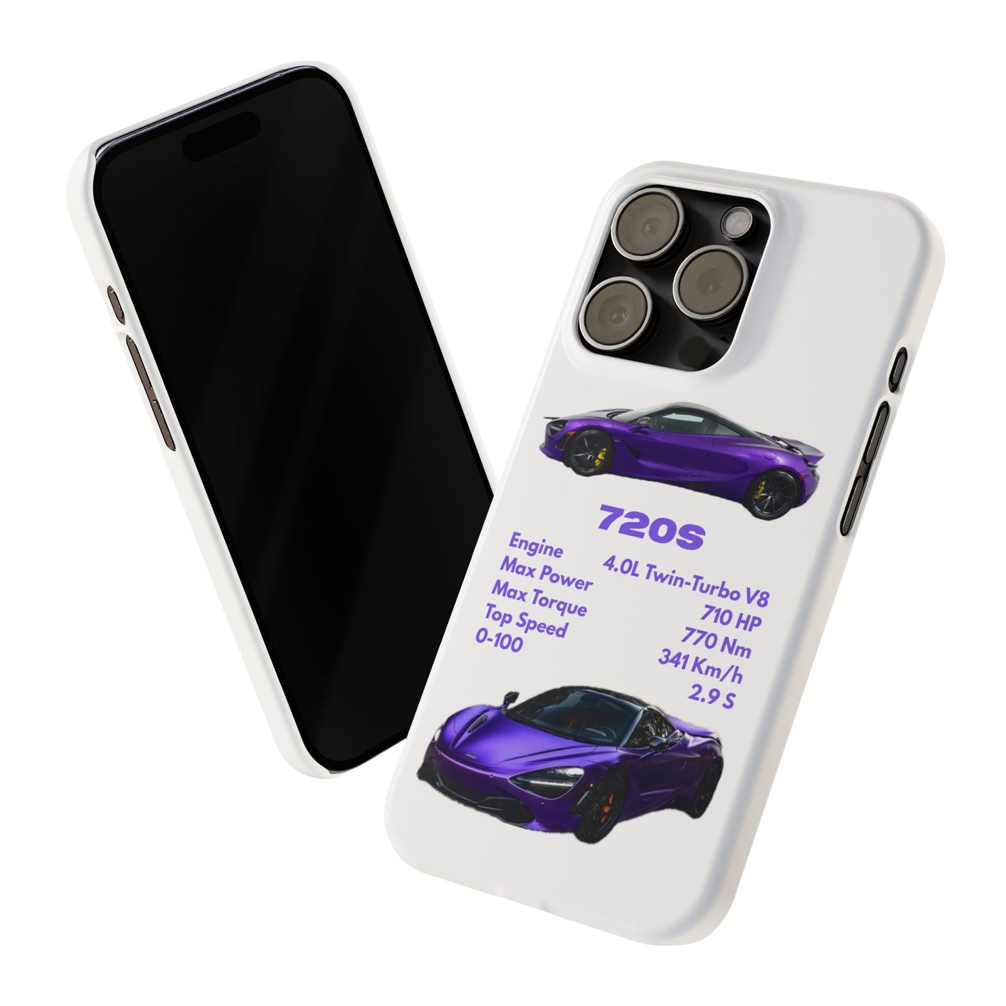 Purple McLaren 720S Phone Case