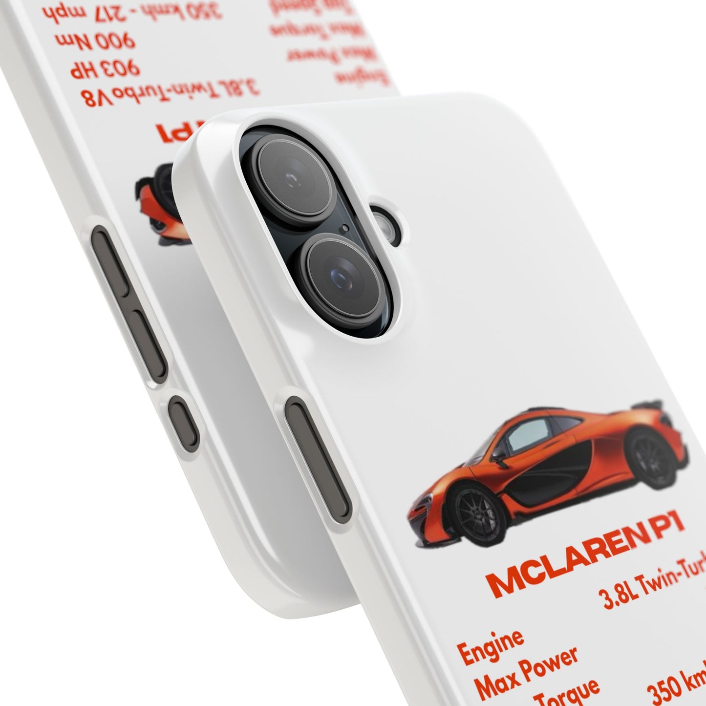 Orange McLaren P1 Phone Case
