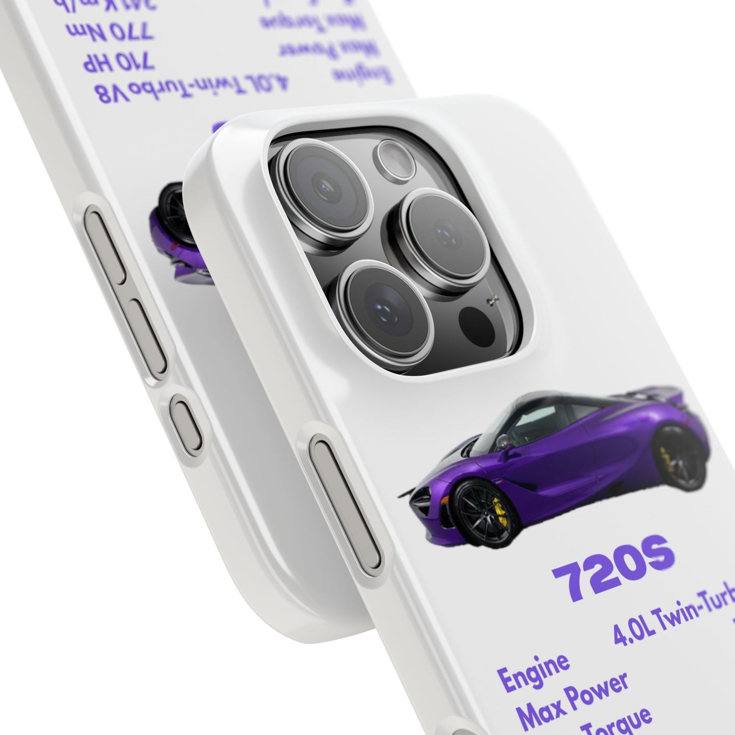 Purple McLaren 720S Phone Case