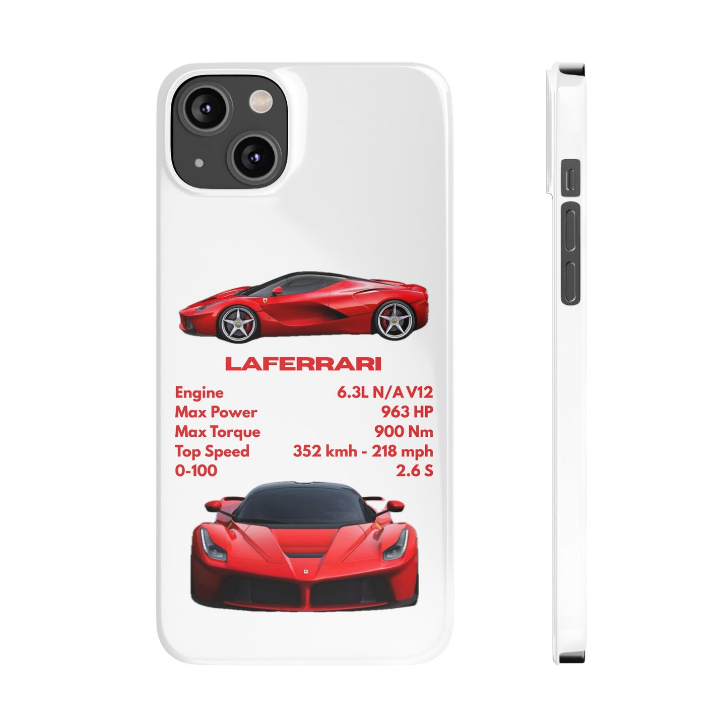 Red Ferrari LaFerrari Phone Case