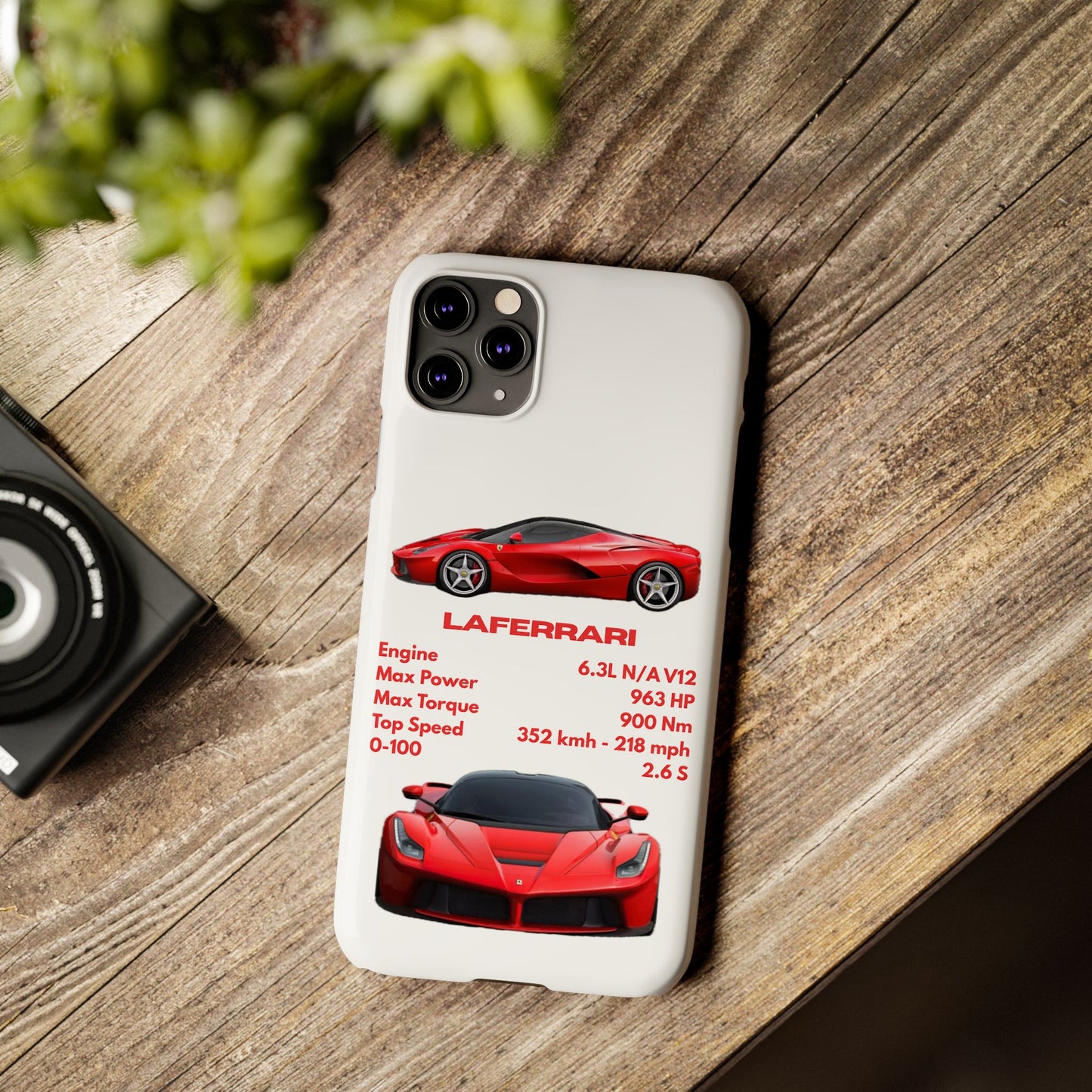 Red Ferrari LaFerrari Phone Case