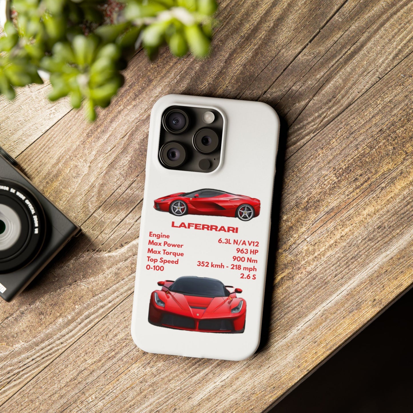 Red Ferrari LaFerrari Phone Case