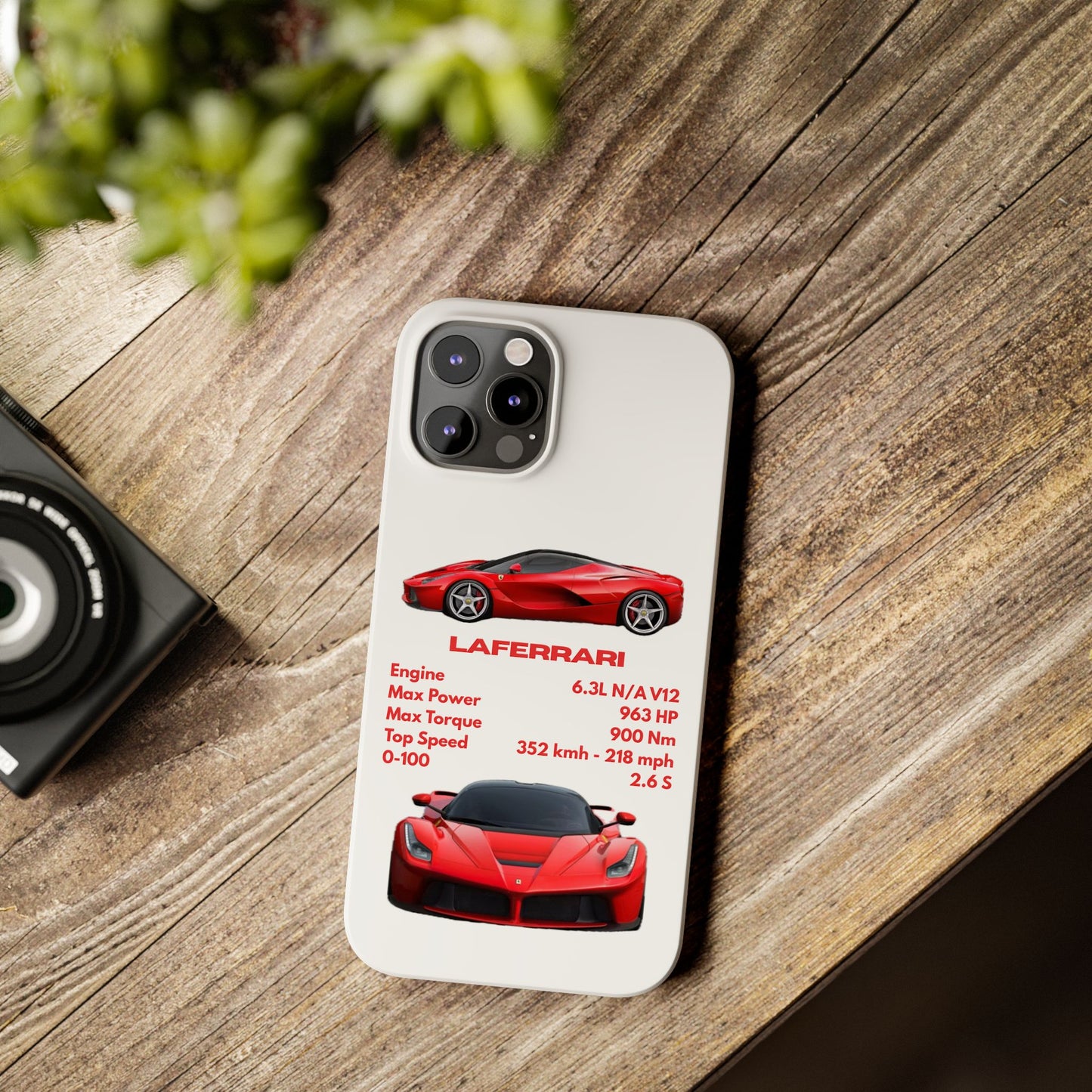 Red Ferrari LaFerrari Phone Case