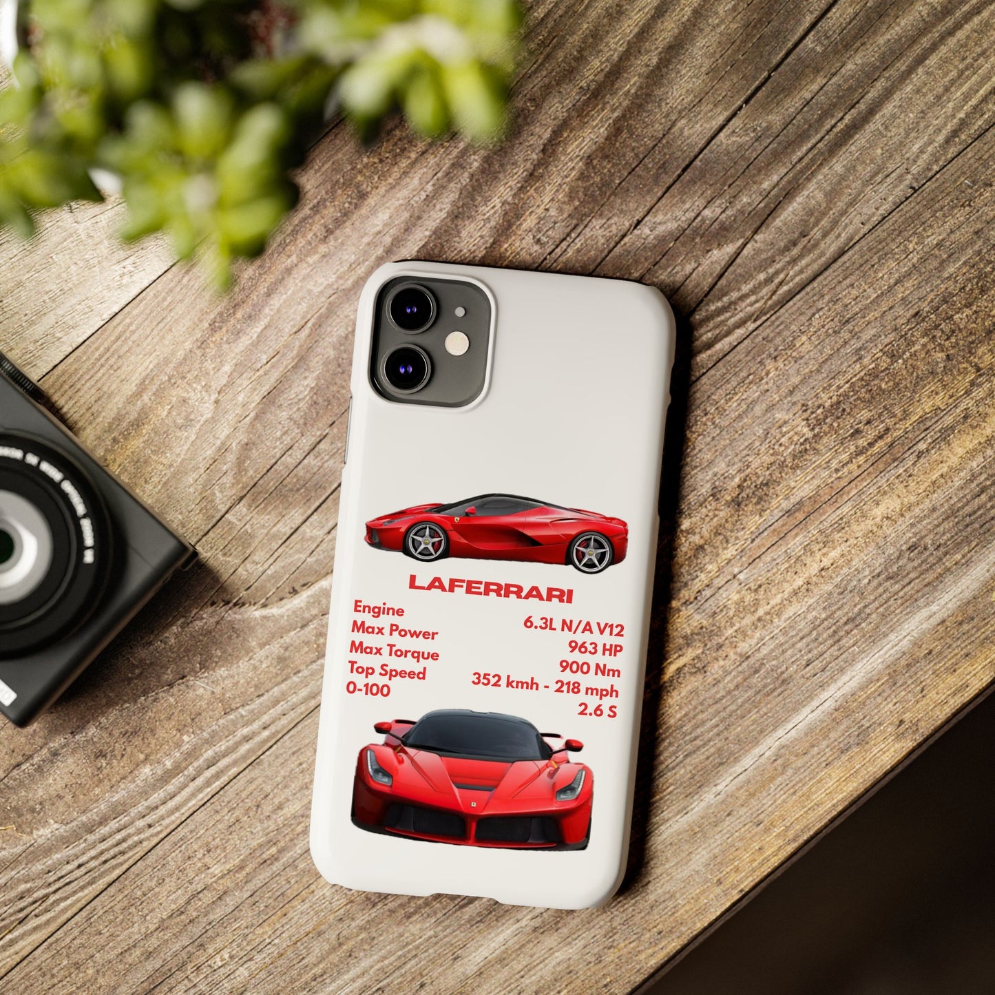 Red Ferrari LaFerrari Phone Case