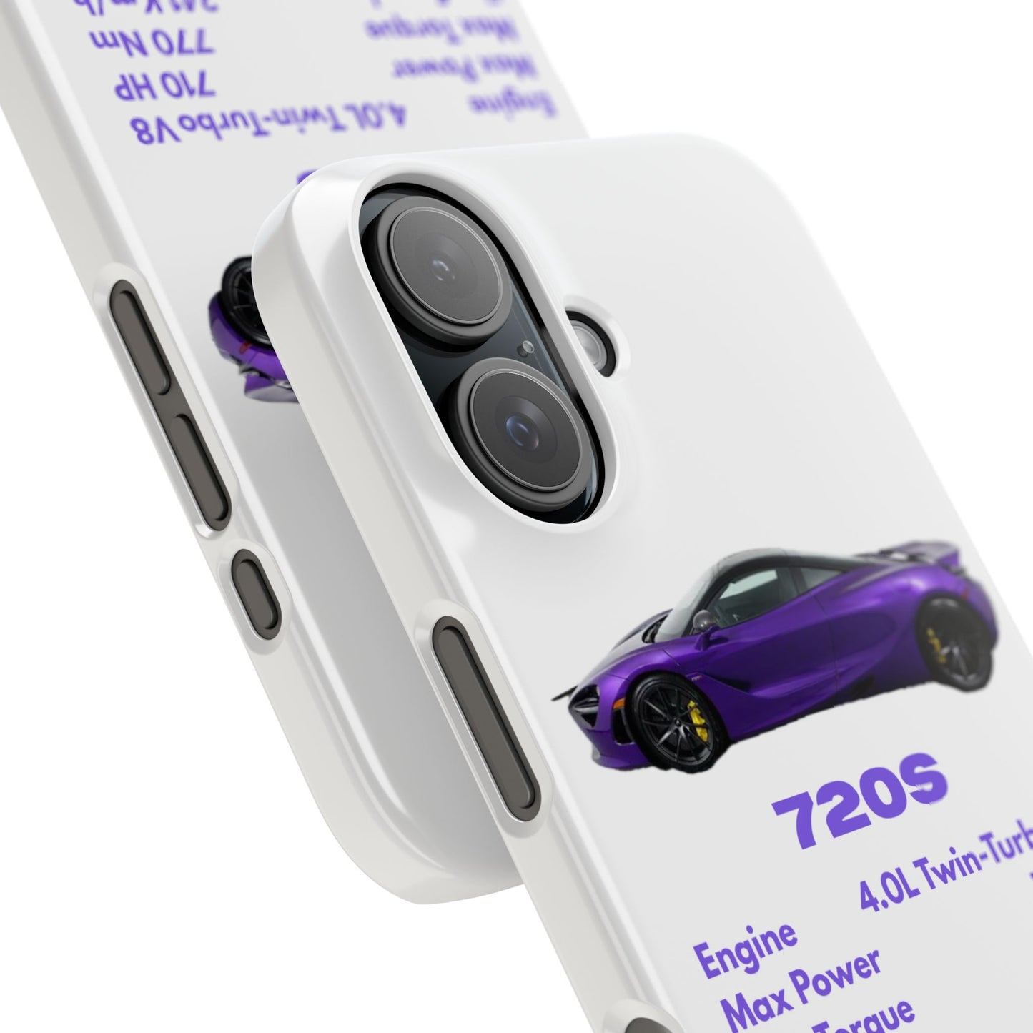 Purple McLaren 720S Phone Case