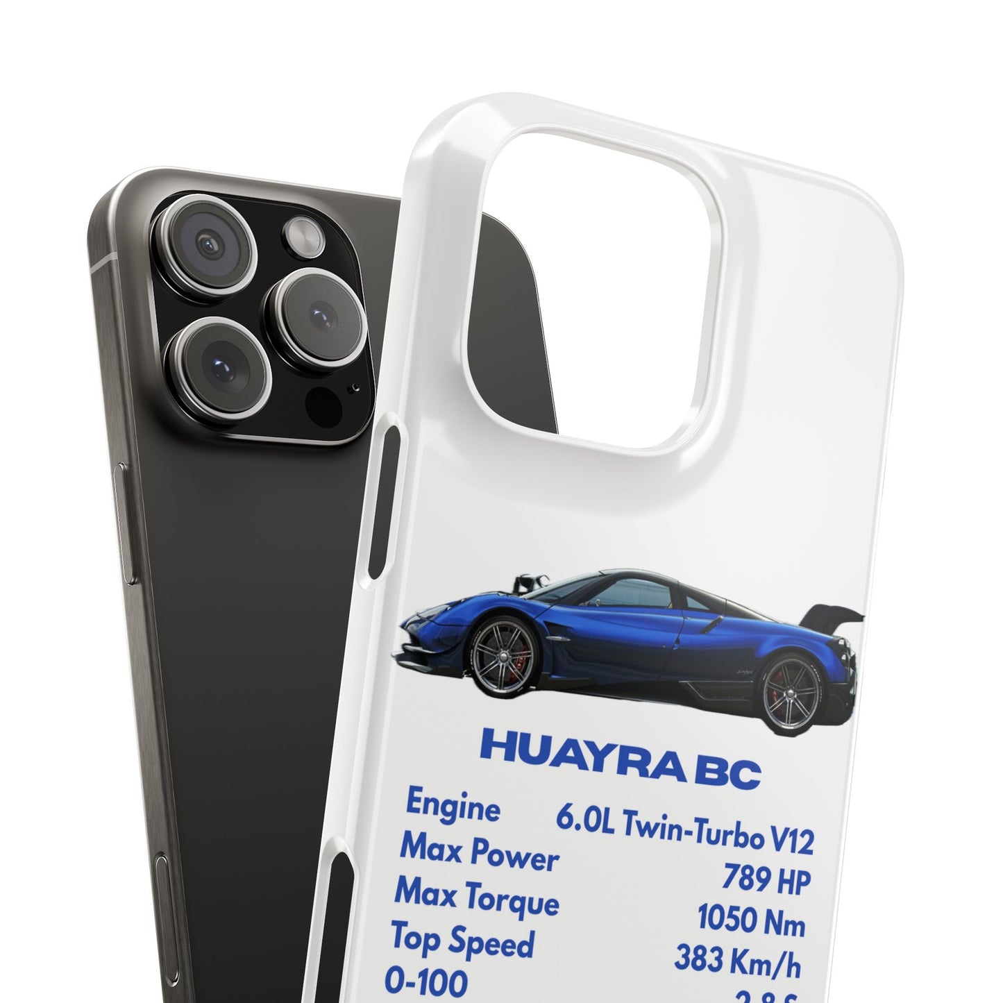 Blue Pagani Huayra BC Phone Case