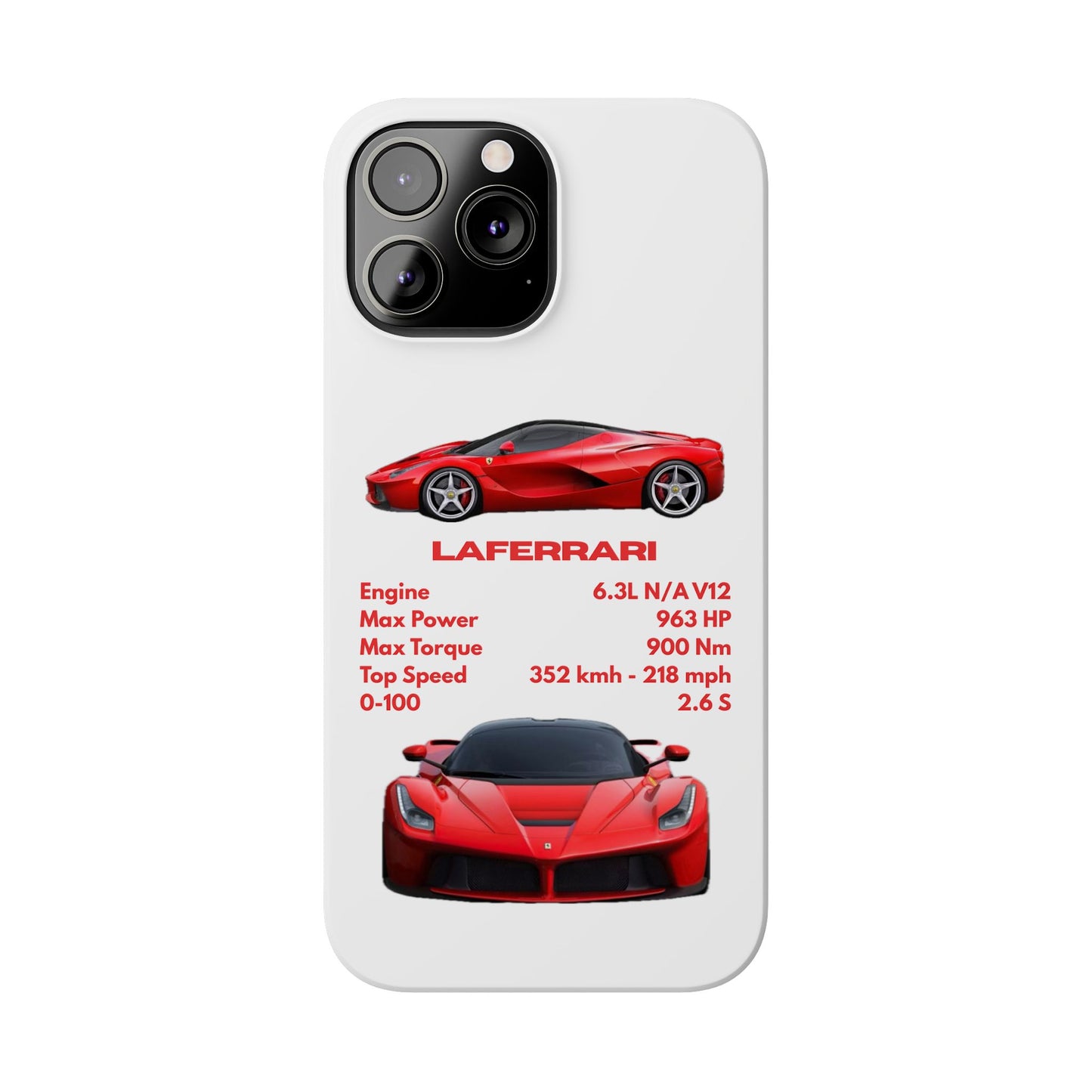 Red Ferrari LaFerrari Phone Case