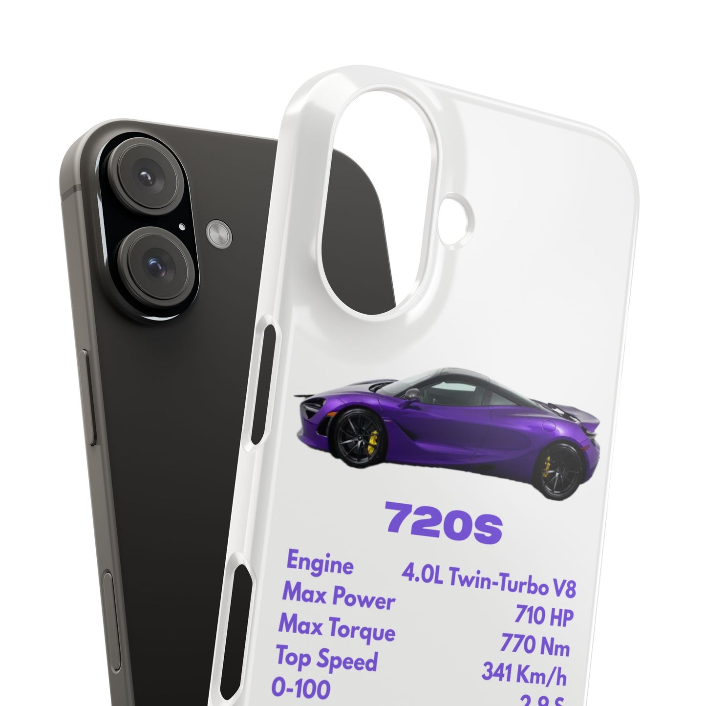 Purple McLaren 720S Phone Case