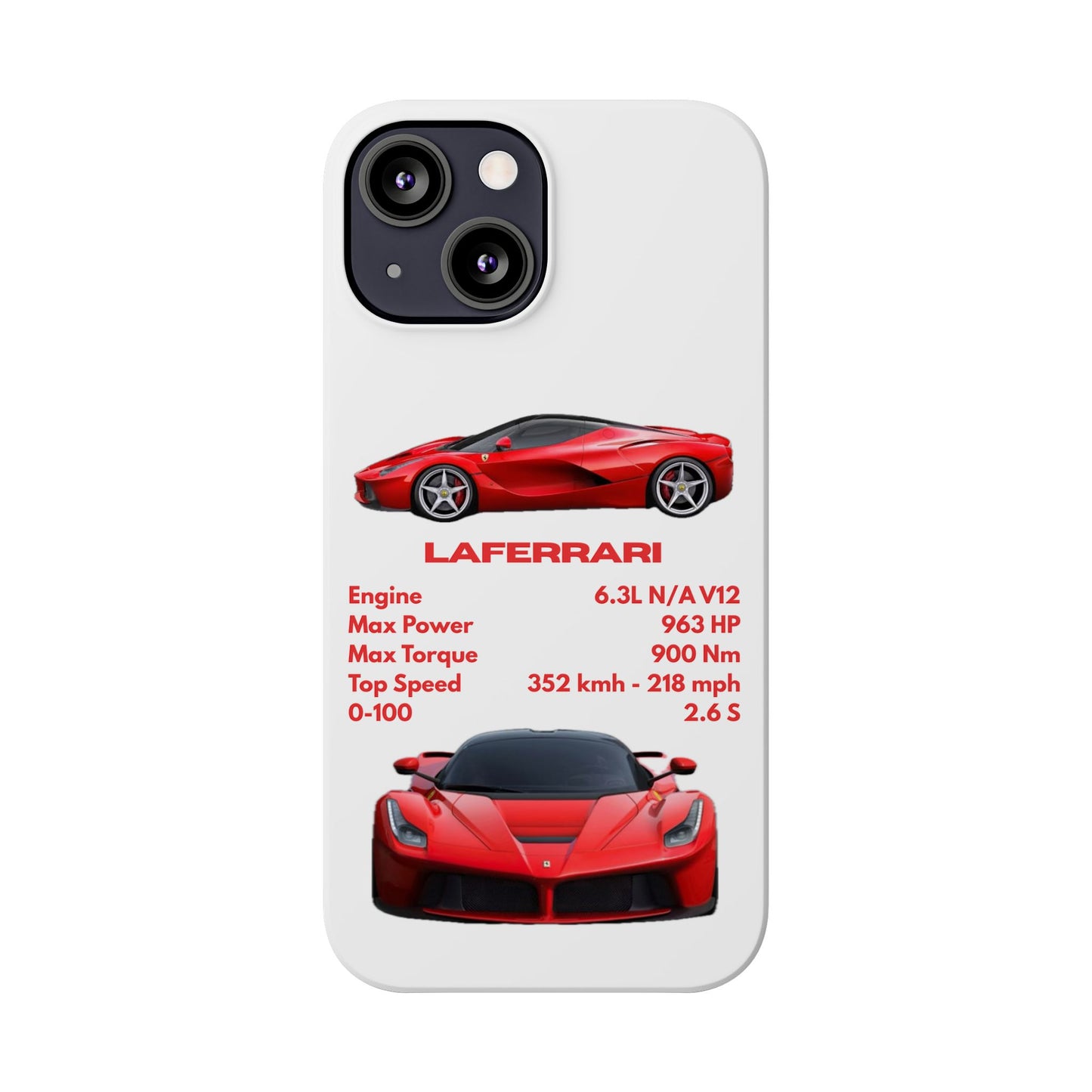 Red Ferrari LaFerrari Phone Case