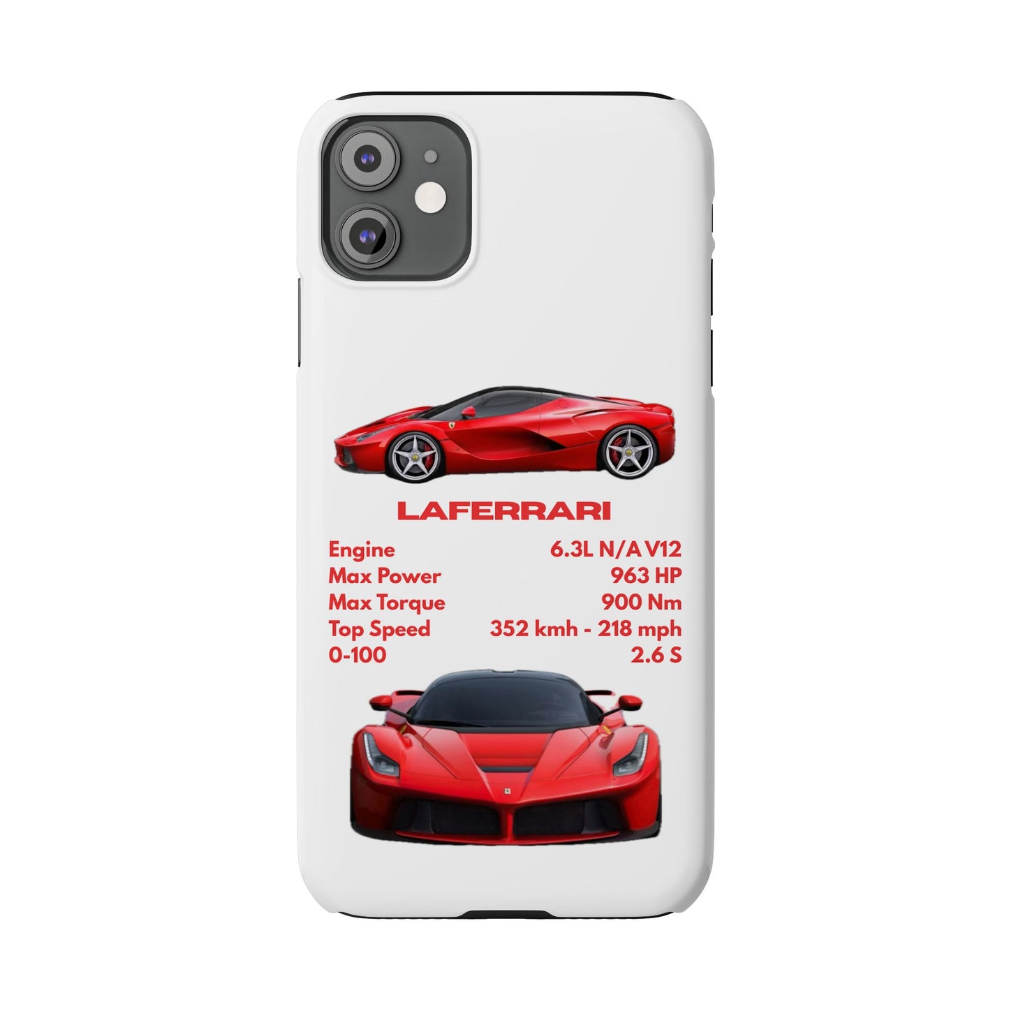 Red Ferrari LaFerrari Phone Case