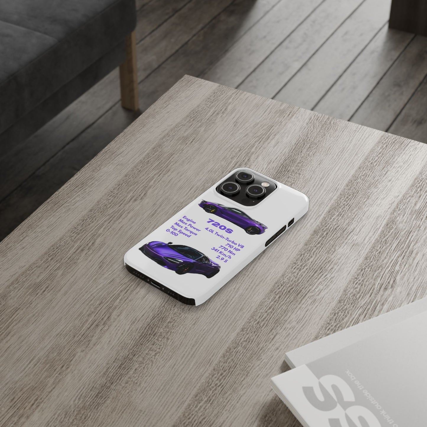 Purple McLaren 720S Phone Case