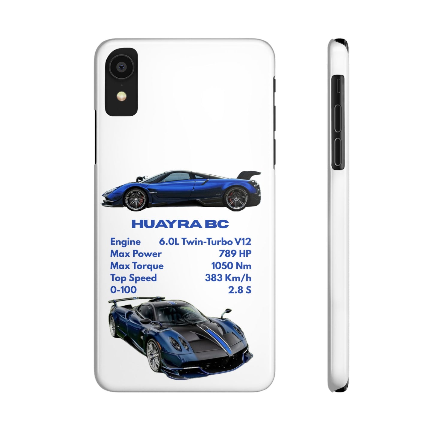 Blue Pagani Huayra BC Phone Case