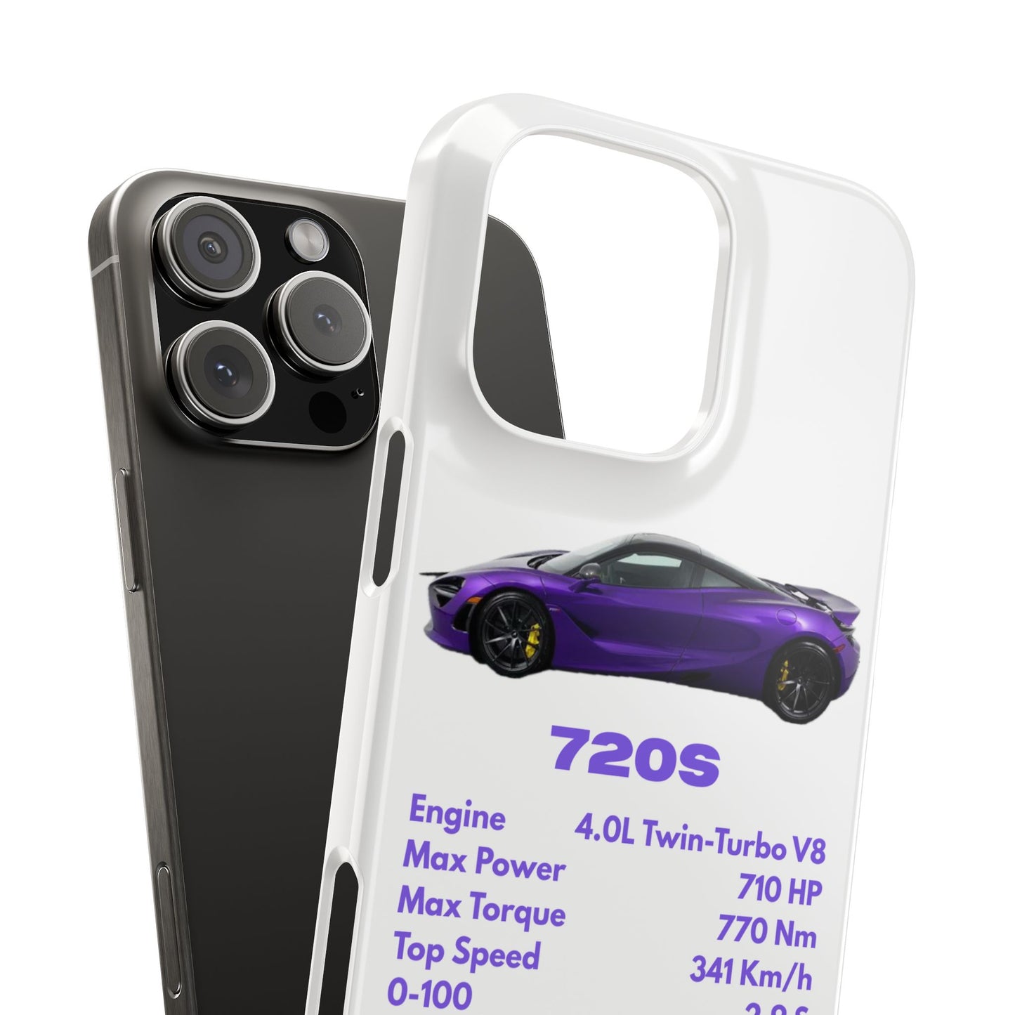 Purple McLaren 720S Phone Case