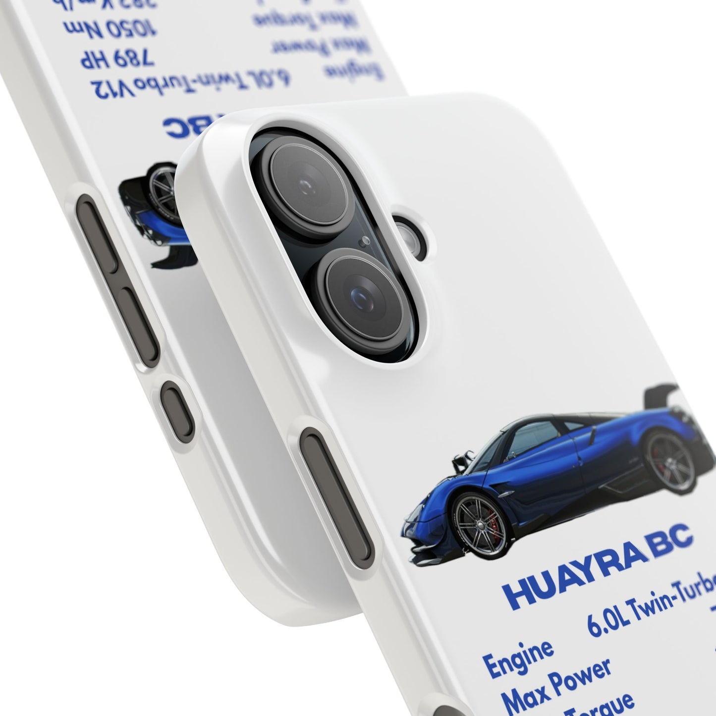 Blue Pagani Huayra BC Phone Case