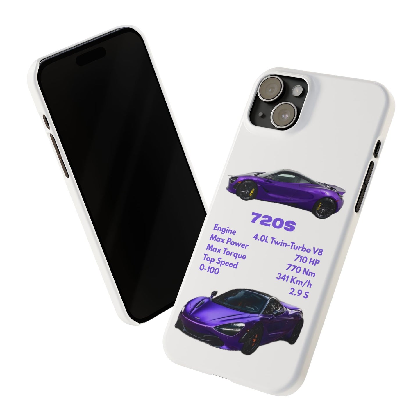 Purple McLaren 720S Phone Case