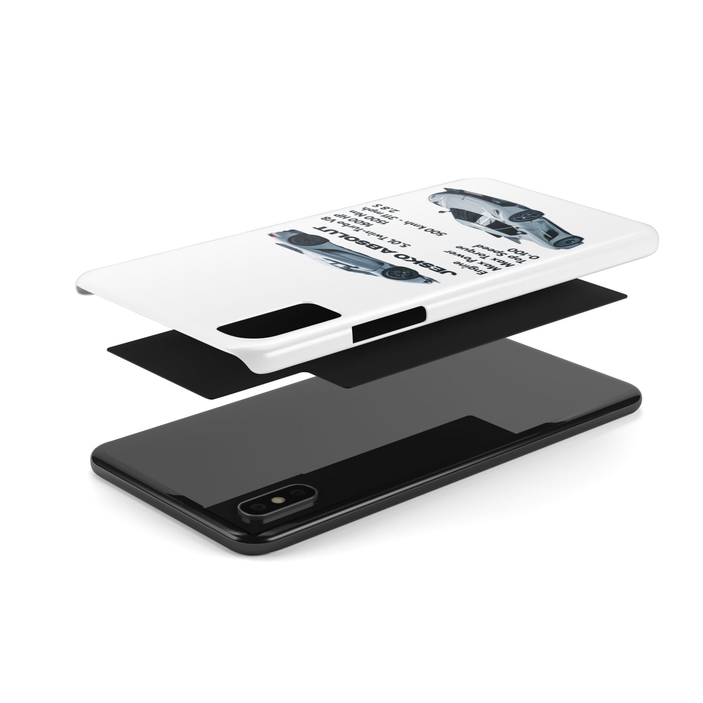 White Koenigsegg Jesko Absolut Phone Case