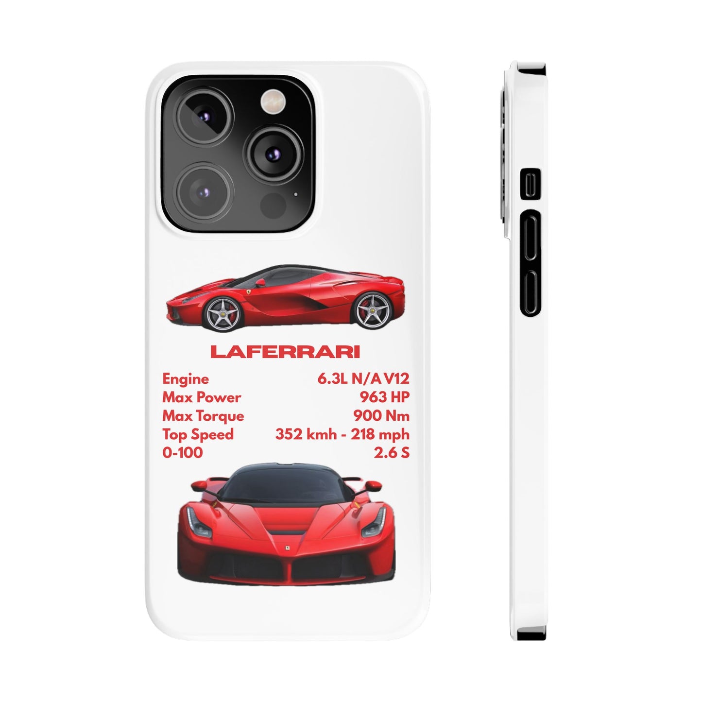 Red Ferrari LaFerrari Phone Case