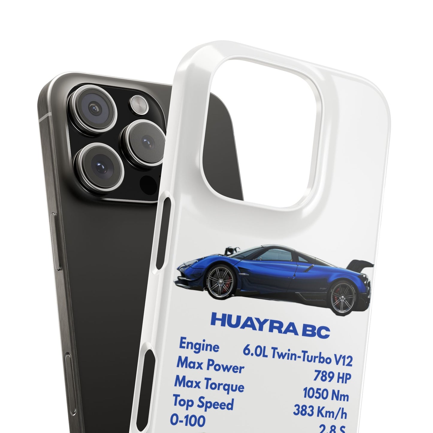 Blue Pagani Huayra BC Phone Case