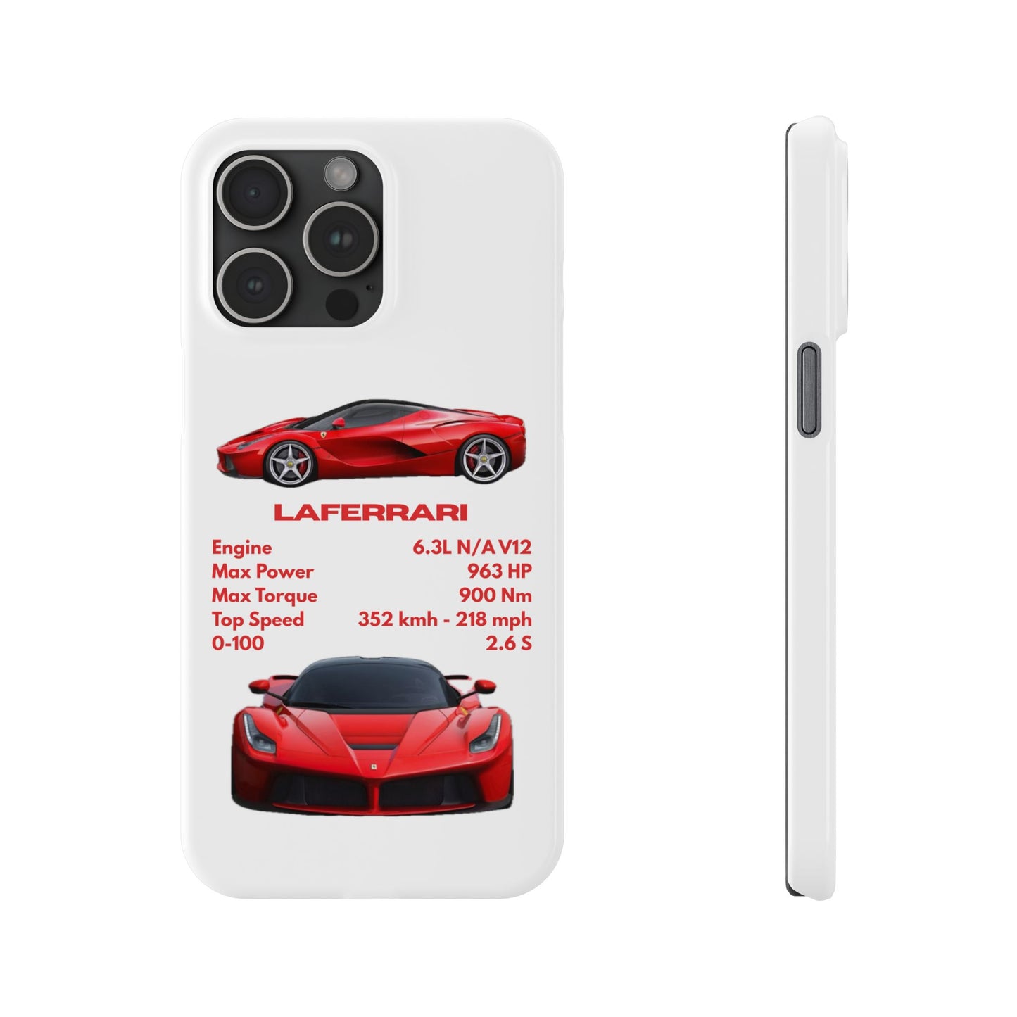 Red Ferrari LaFerrari Phone Case