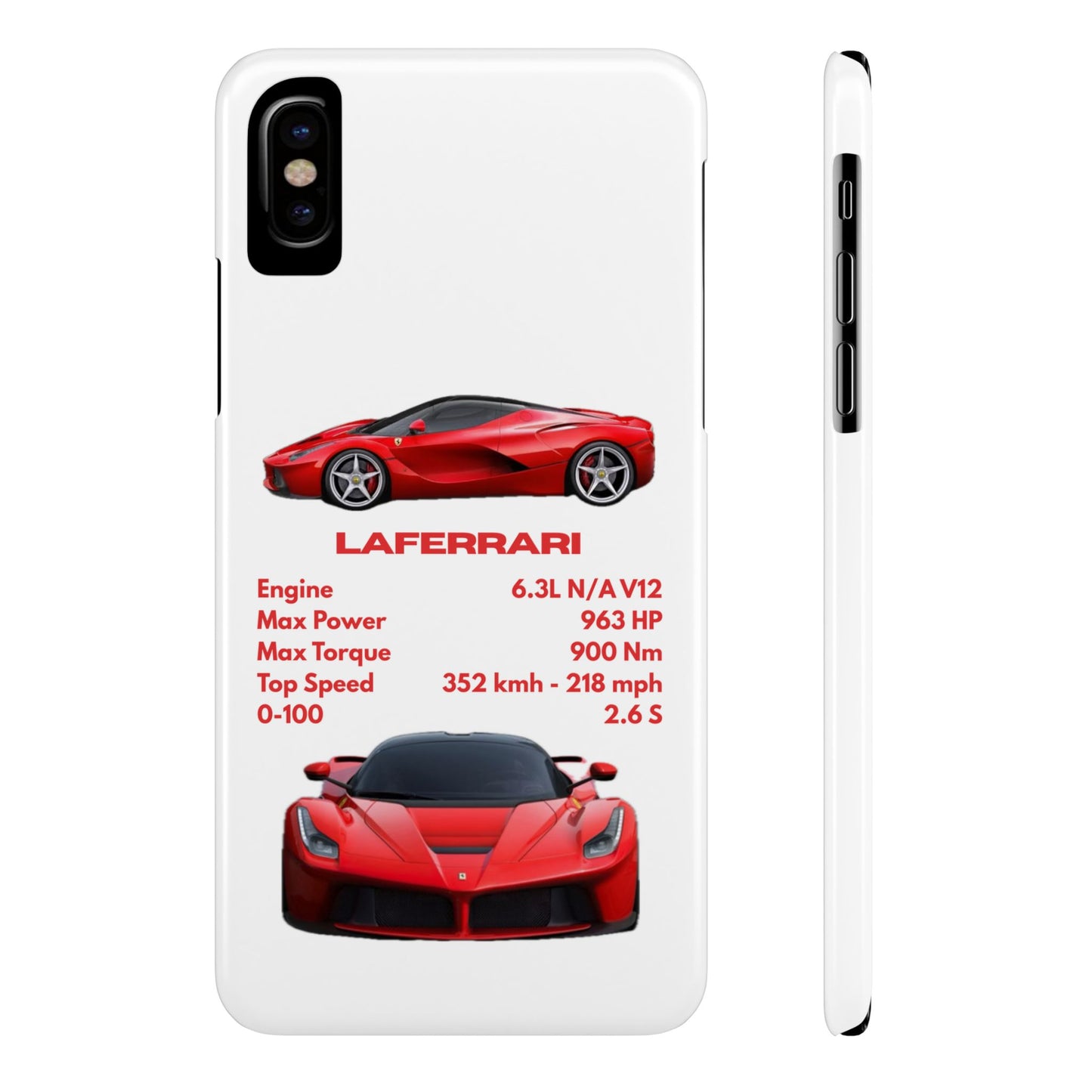 Red Ferrari LaFerrari Phone Case