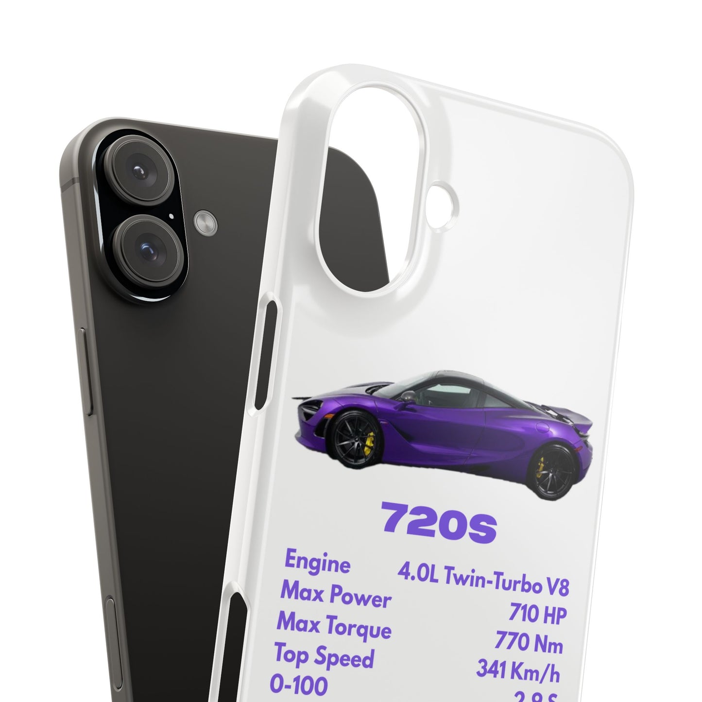 Purple McLaren 720S Phone Case