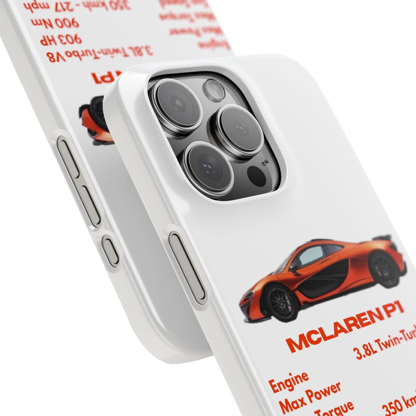 Orange McLaren P1 Phone Case