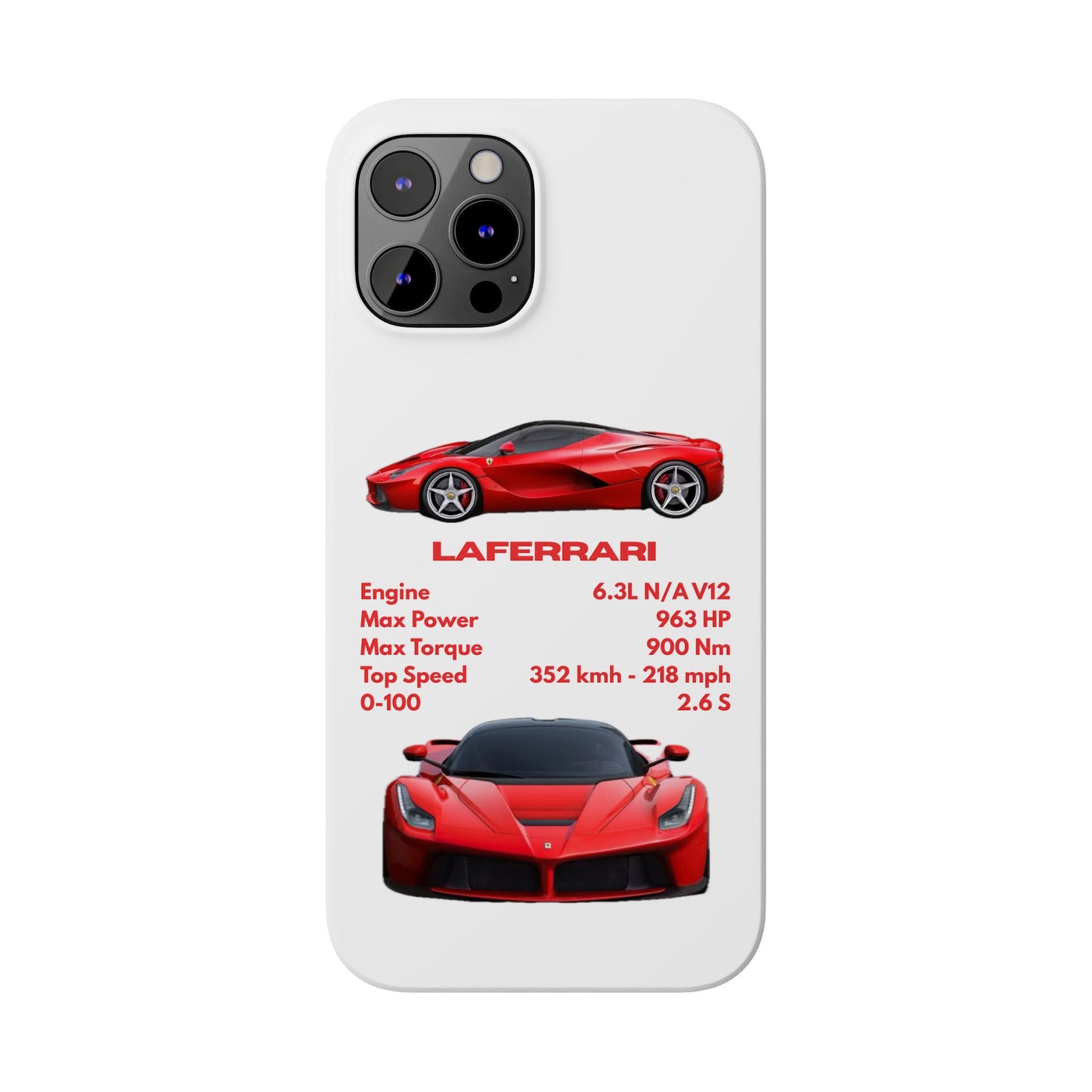Red Ferrari LaFerrari Phone Case
