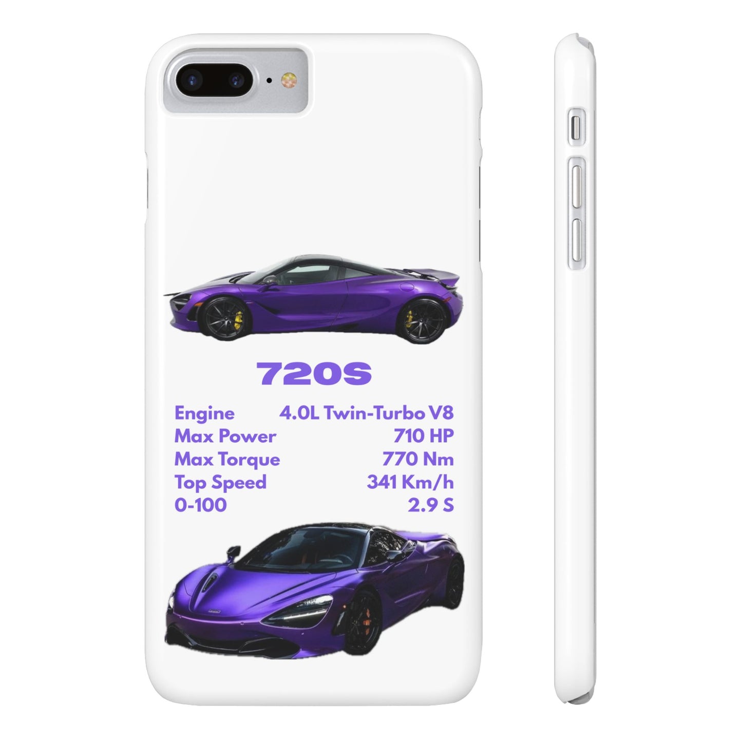 Purple McLaren 720S Phone Case
