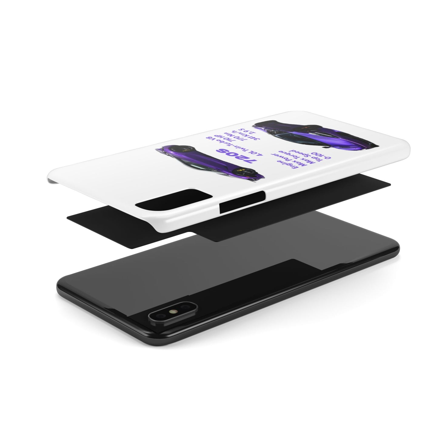 Purple McLaren 720S Phone Case