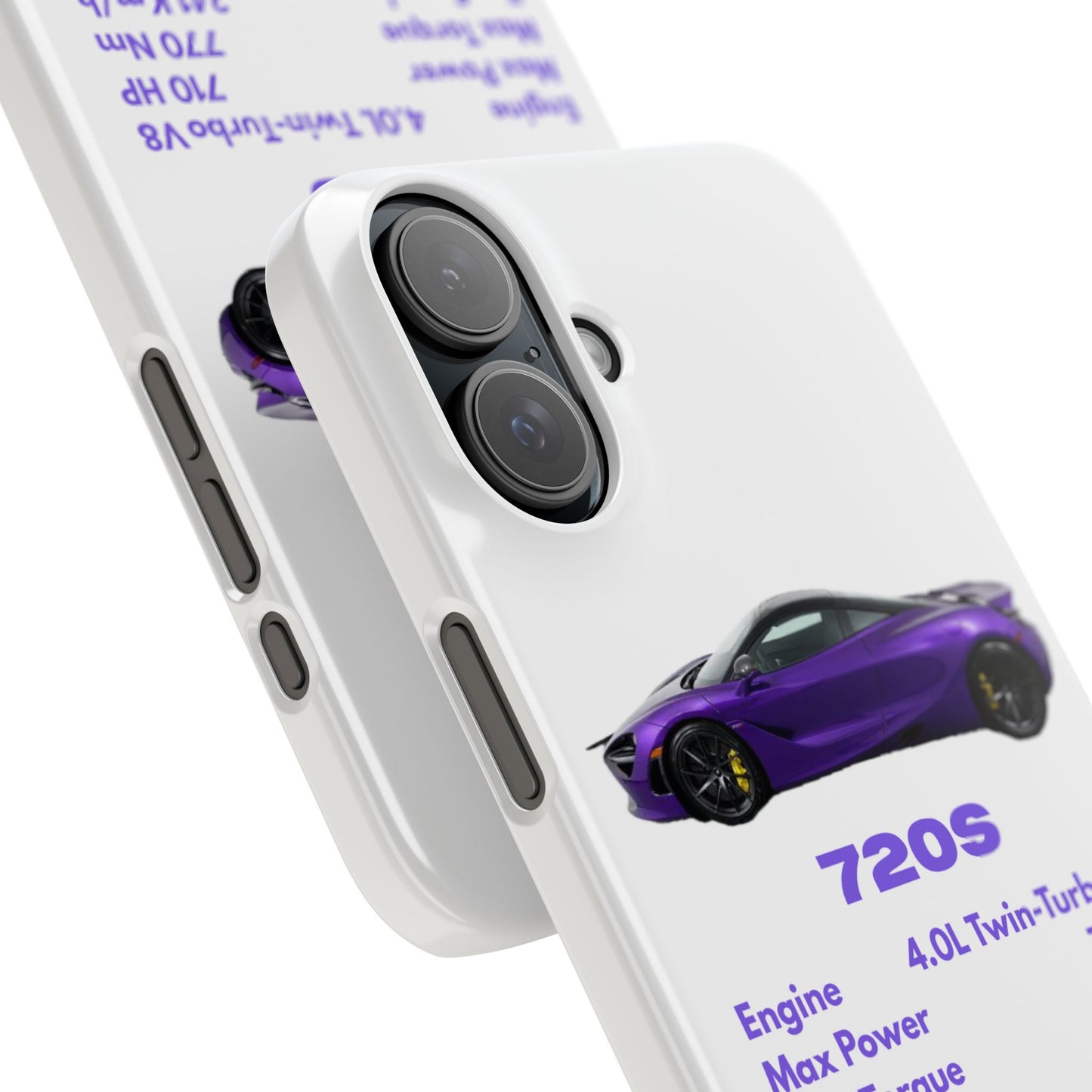 Purple McLaren 720S Phone Case