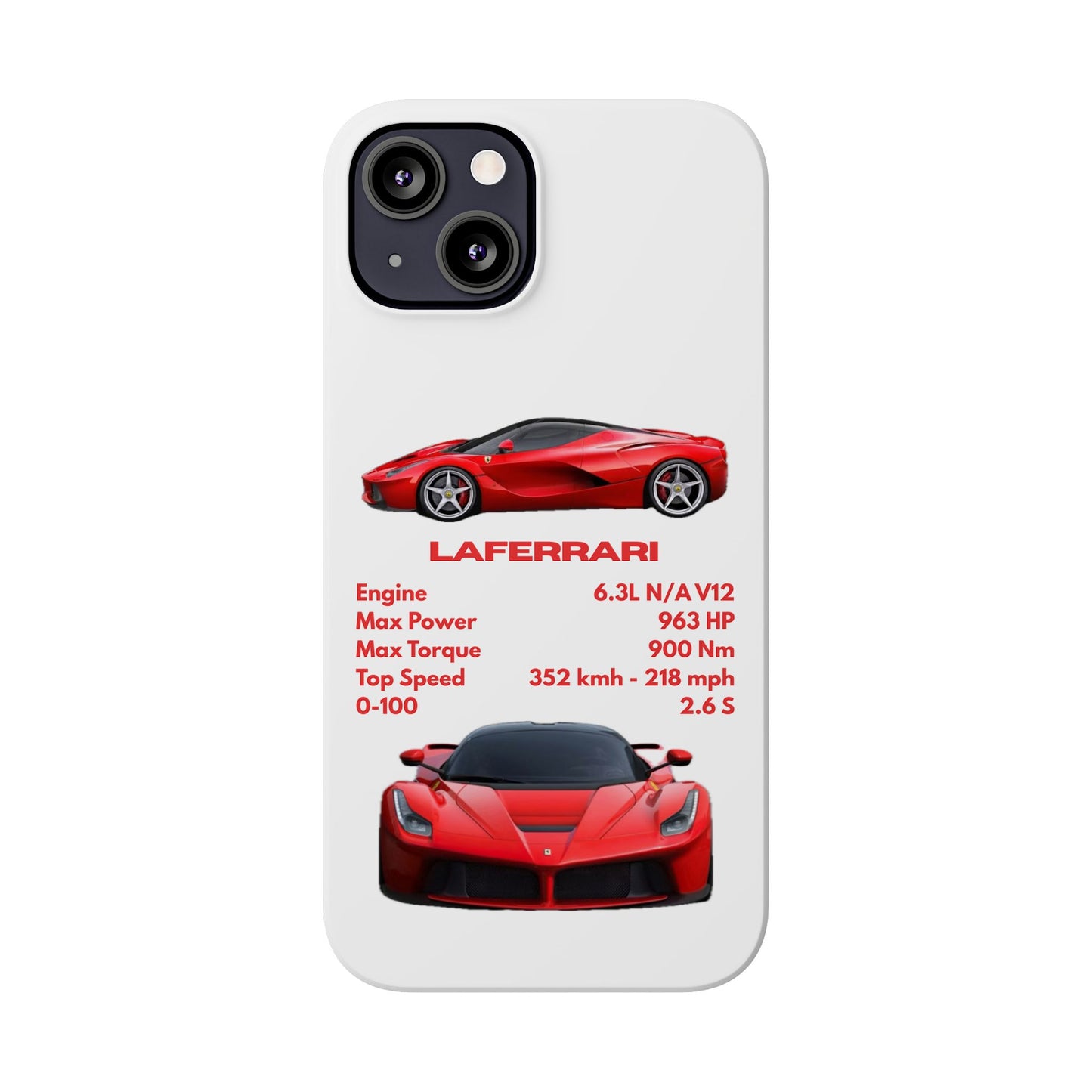 Red Ferrari LaFerrari Phone Case
