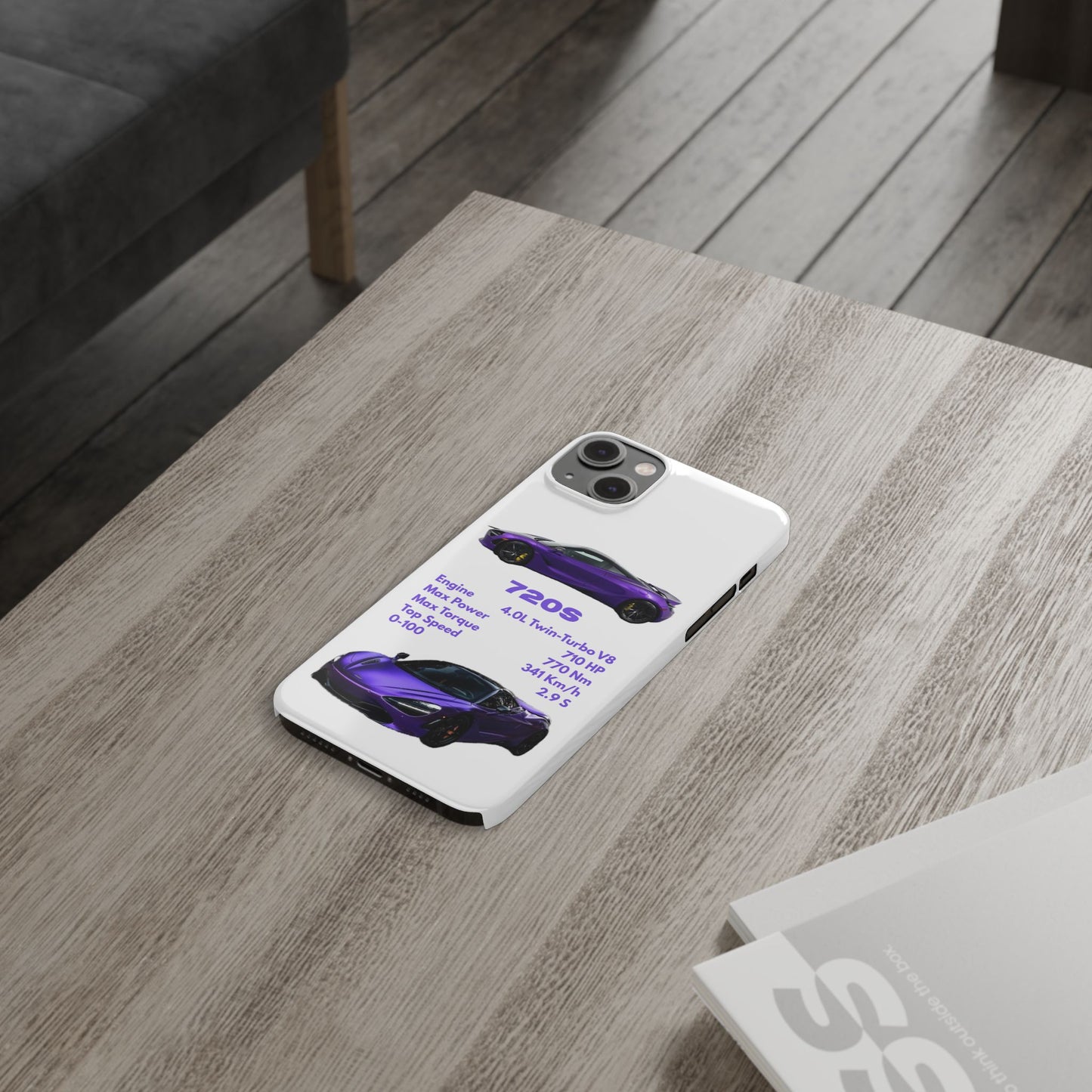 Purple McLaren 720S Phone Case