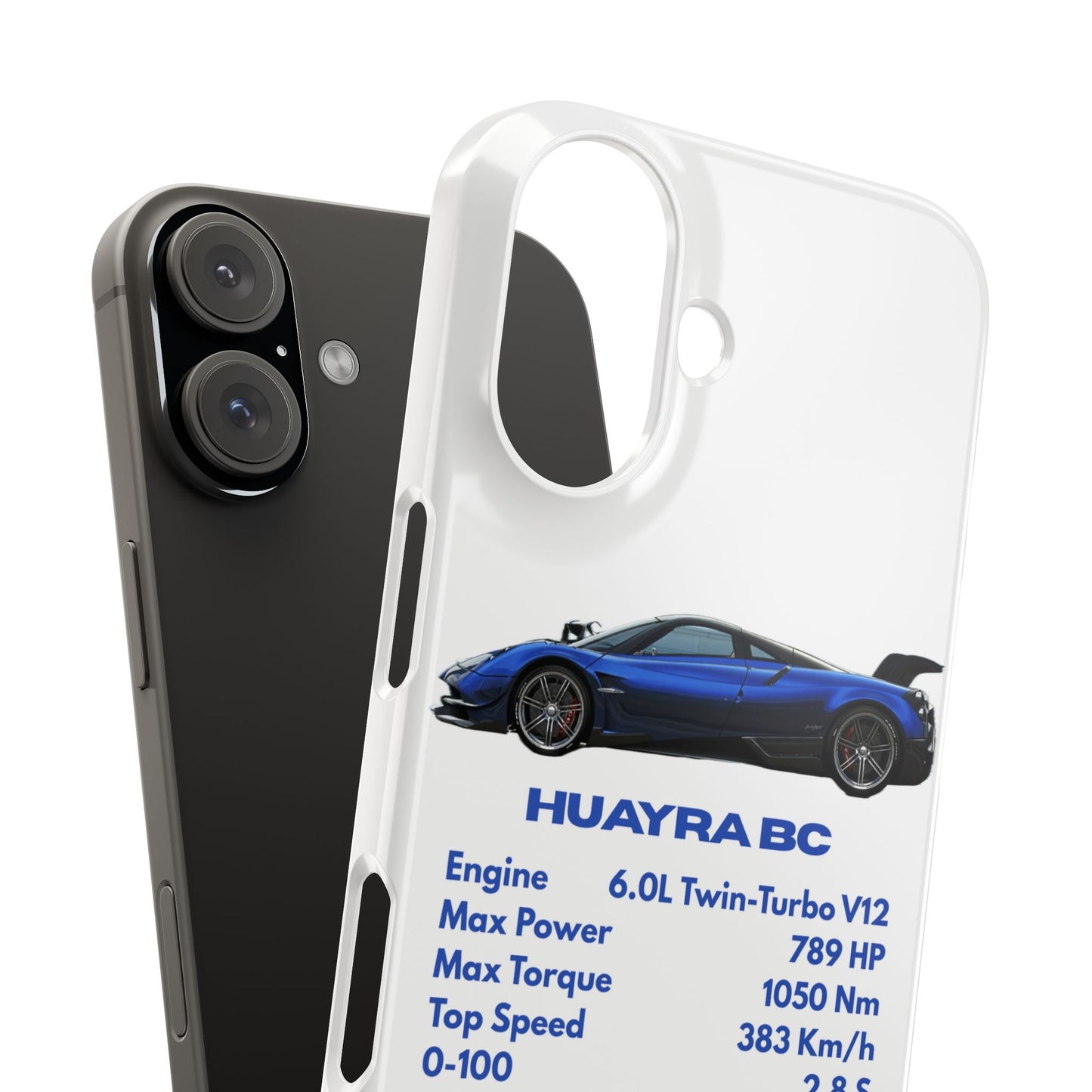 Blue Pagani Huayra BC Phone Case