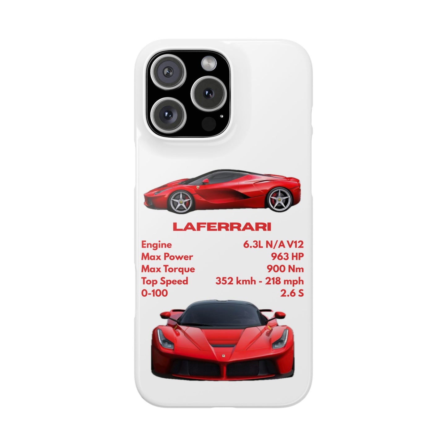 Red Ferrari LaFerrari Phone Case