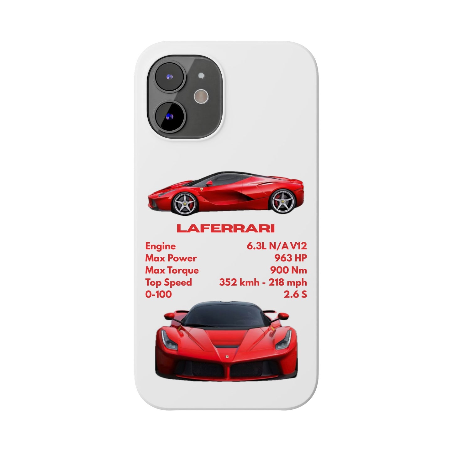 Red Ferrari LaFerrari Phone Case
