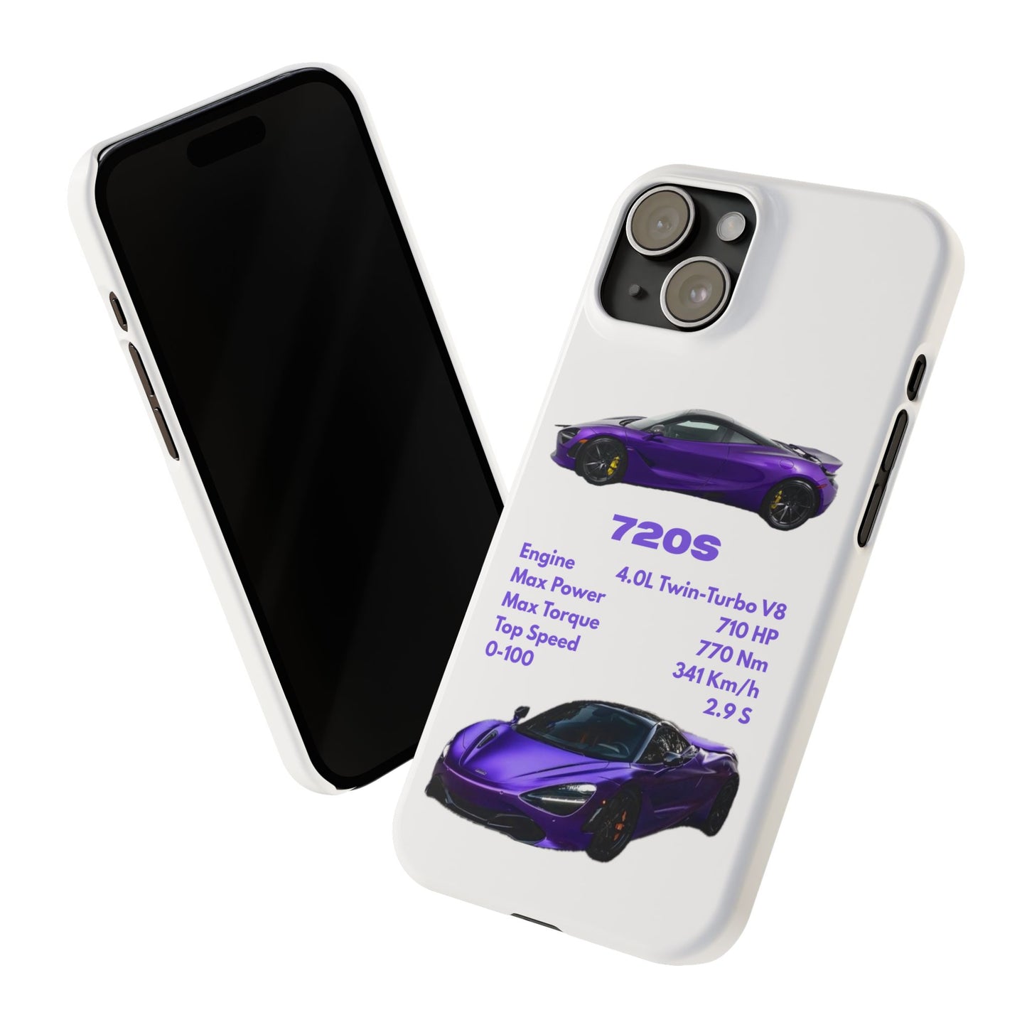 Purple McLaren 720S Phone Case